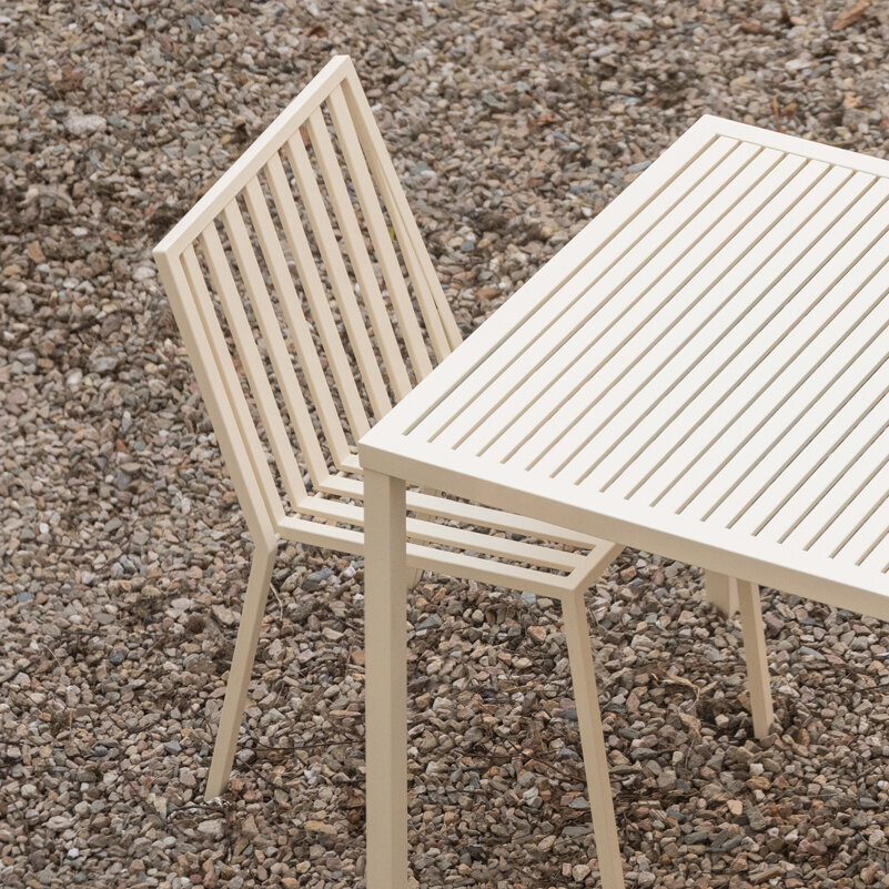 Design modern dining chair | Trace Outdoor Chair Right without armrest  | Studio HENK | 