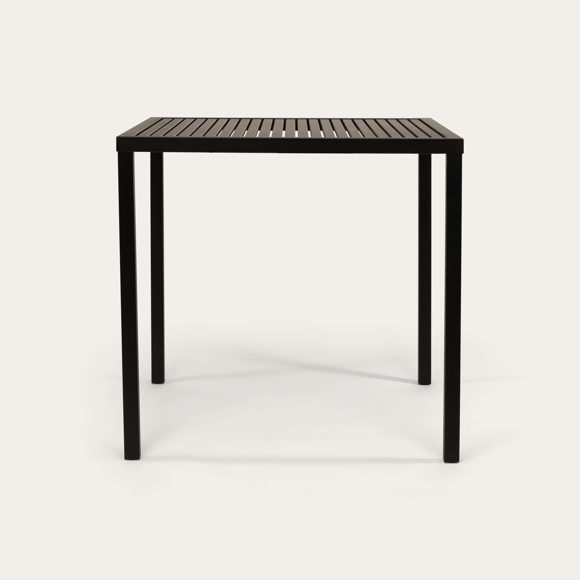 Square outdoor Design dining table | Trace Outdoor Table  Black powdercoating KTL | Black Powdercoat KTL | Studio HENK | 