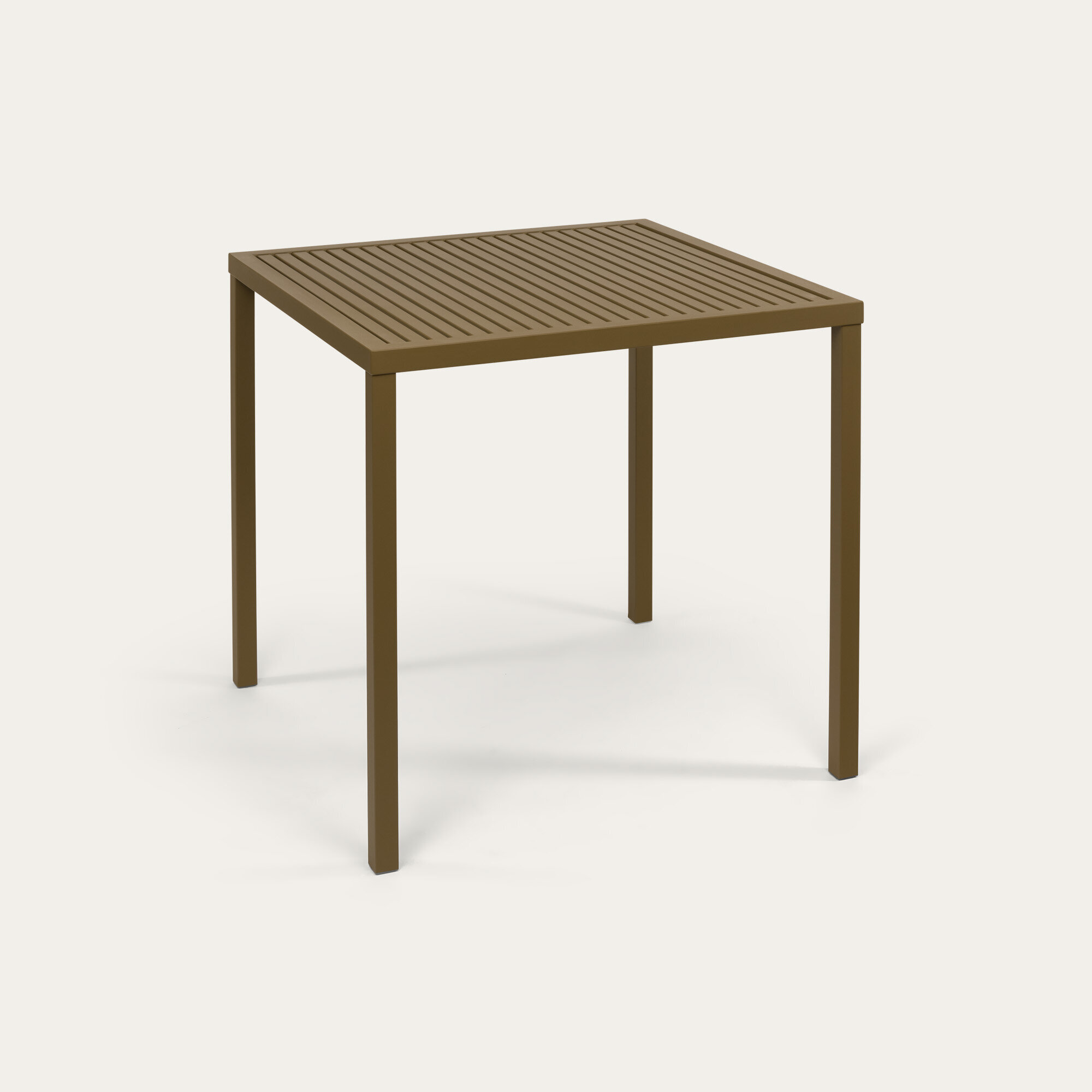 Square outdoor Design dining table | Trace Outdoor Table  Khaki Grey KTL | Khaki Grey Powdercoating KTL | Studio HENK | 