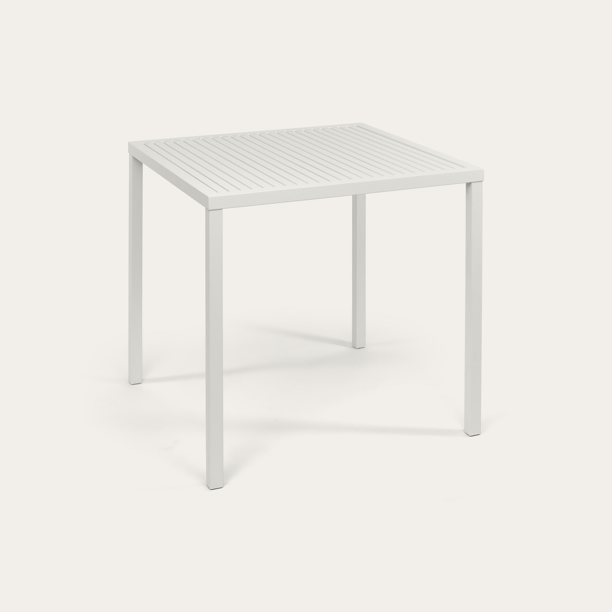 Square outdoor Design dining table | Trace Outdoor Table  White powdercoating KTL | White Powdercoat KTL | Studio HENK | 