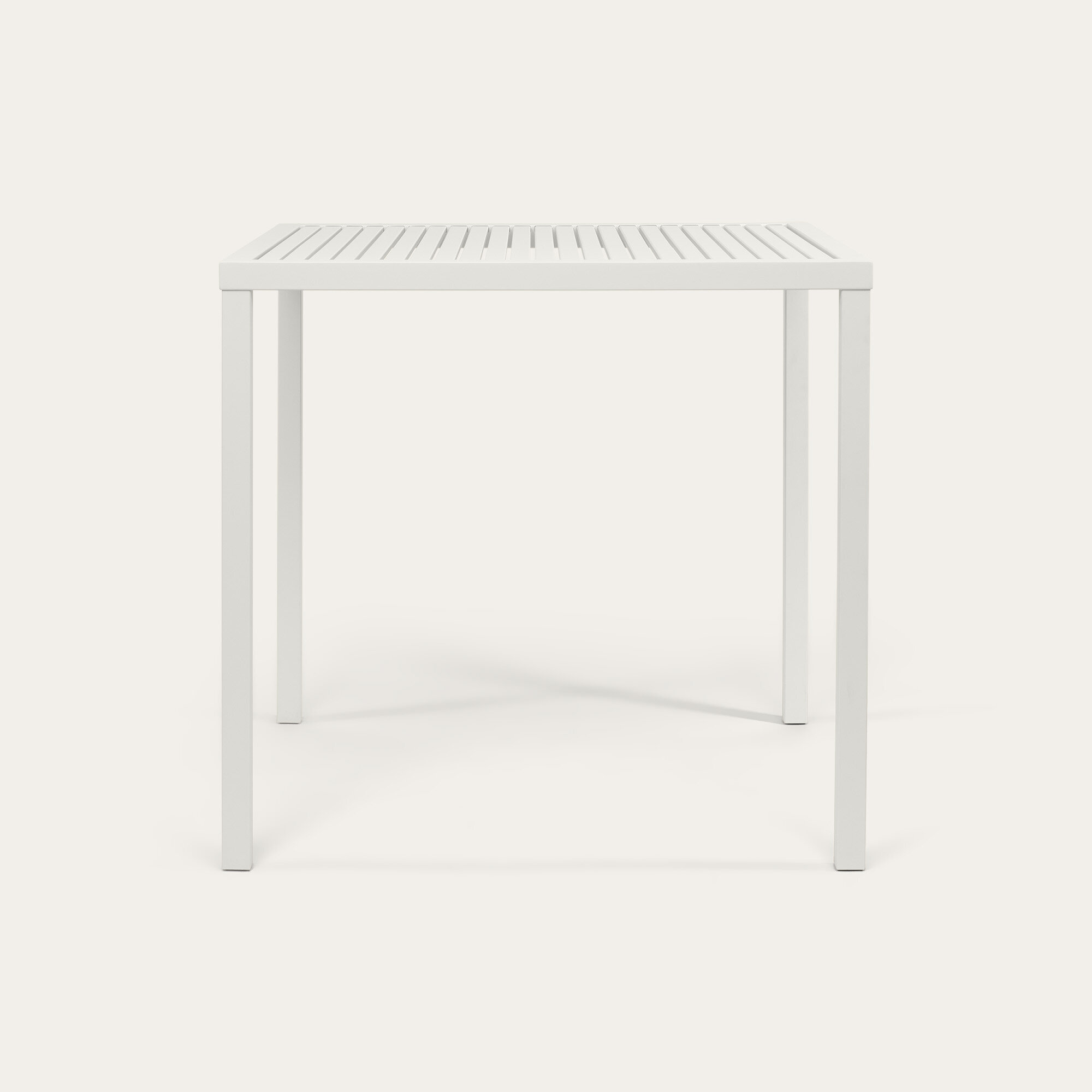 Square outdoor Design dining table | Trace Outdoor Table  White powdercoating KTL | White Powdercoat KTL | Studio HENK| 