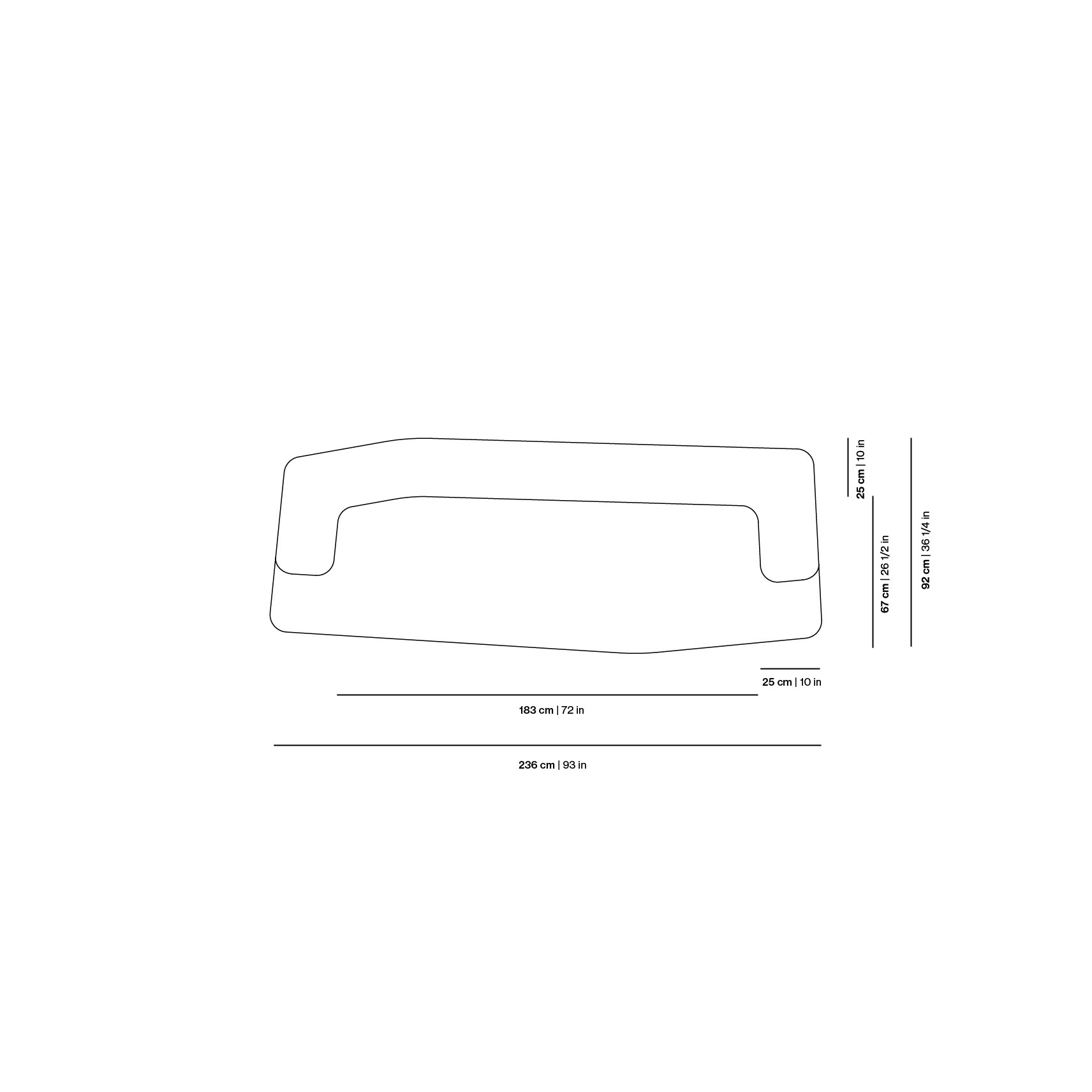 Design modern sofa | Slant 3 seater Green | Studio HENK | 
