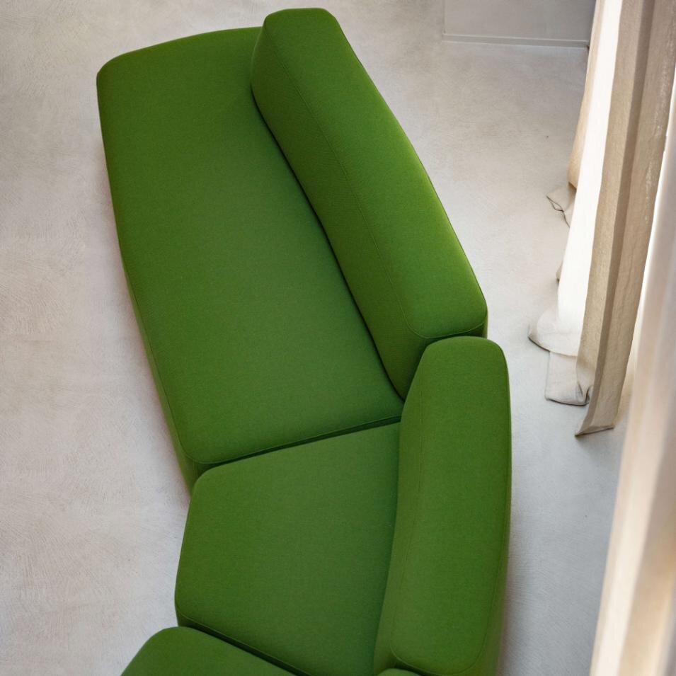 Design modern sofa | Slant 2 seater Black | Studio HENK | 
