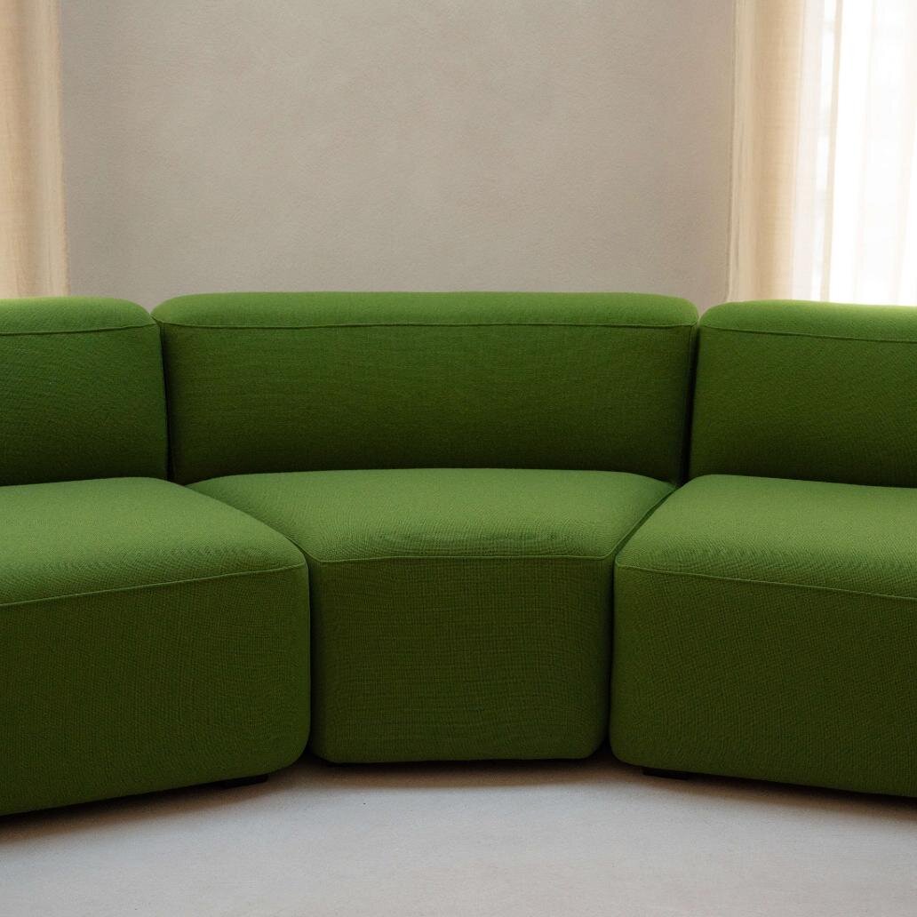 Design modern sofa | Slant 2 seater Black | Studio HENK | 