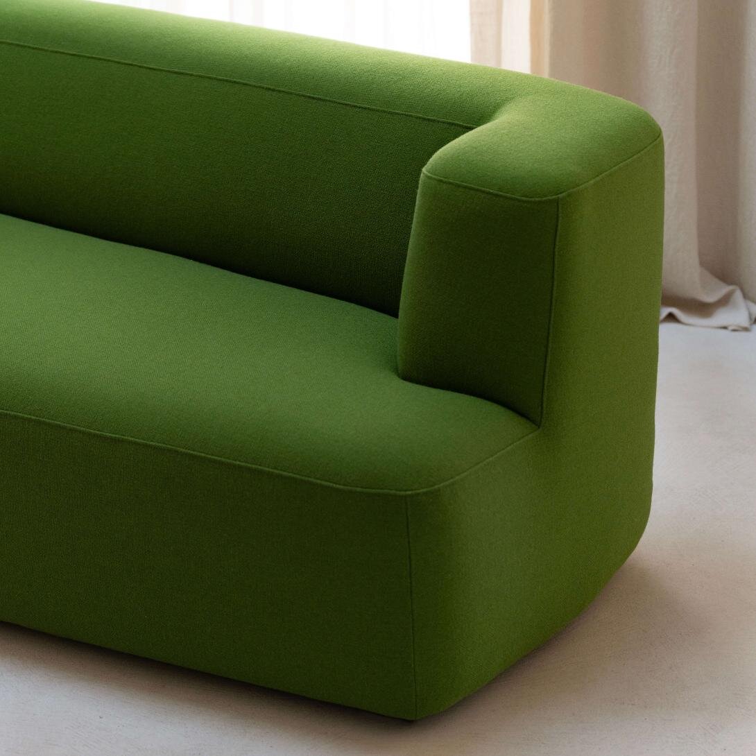 Design modern sofa | Slant 2 seater Black | Studio HENK | 