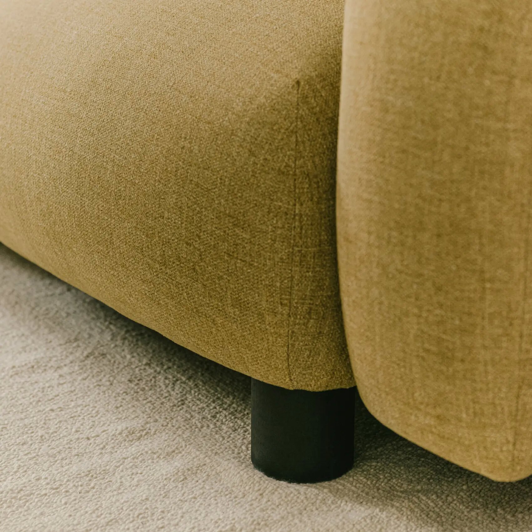 Design modern sofa | Pebbles 2 seater corner sofa right Brown | Studio HENK | 