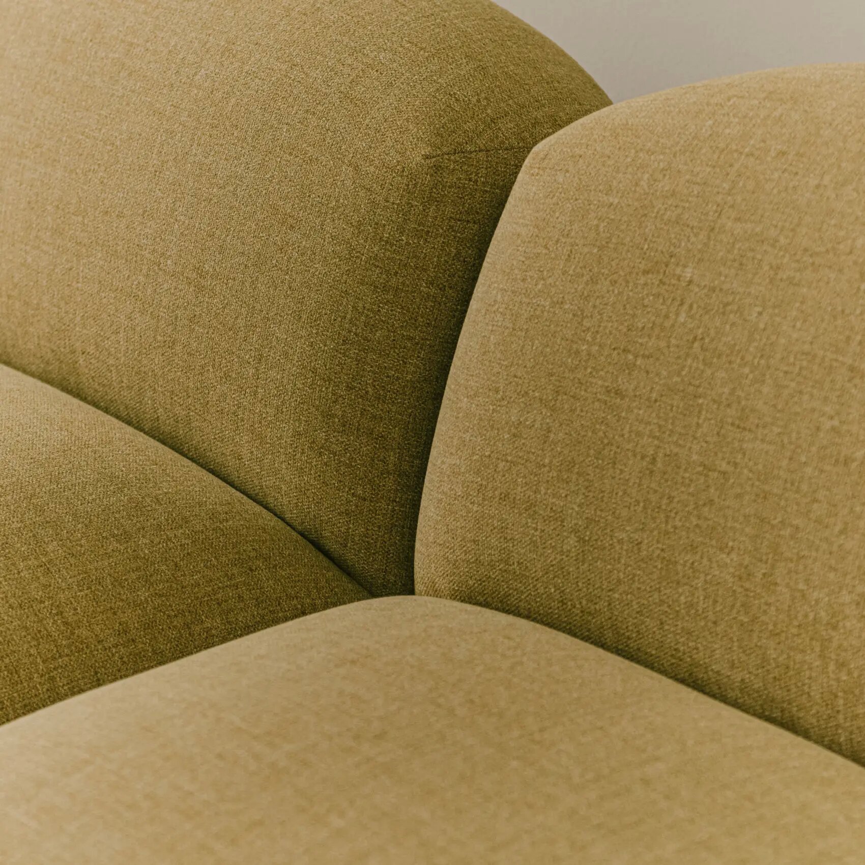 Design modern sofa | Pebbles 2 seater corner sofa right Brown | Studio HENK | 