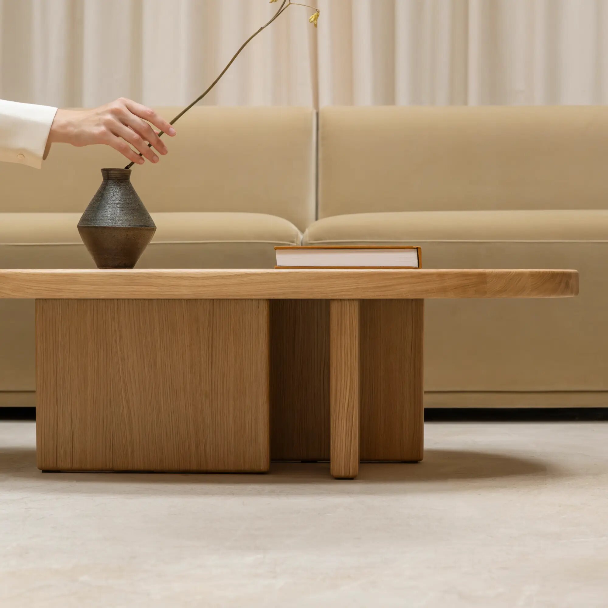 Design Coffee Table | Federico 4 Coffee Table Oak natural lacquer | Oak natural lacquer | Studio HENK | 