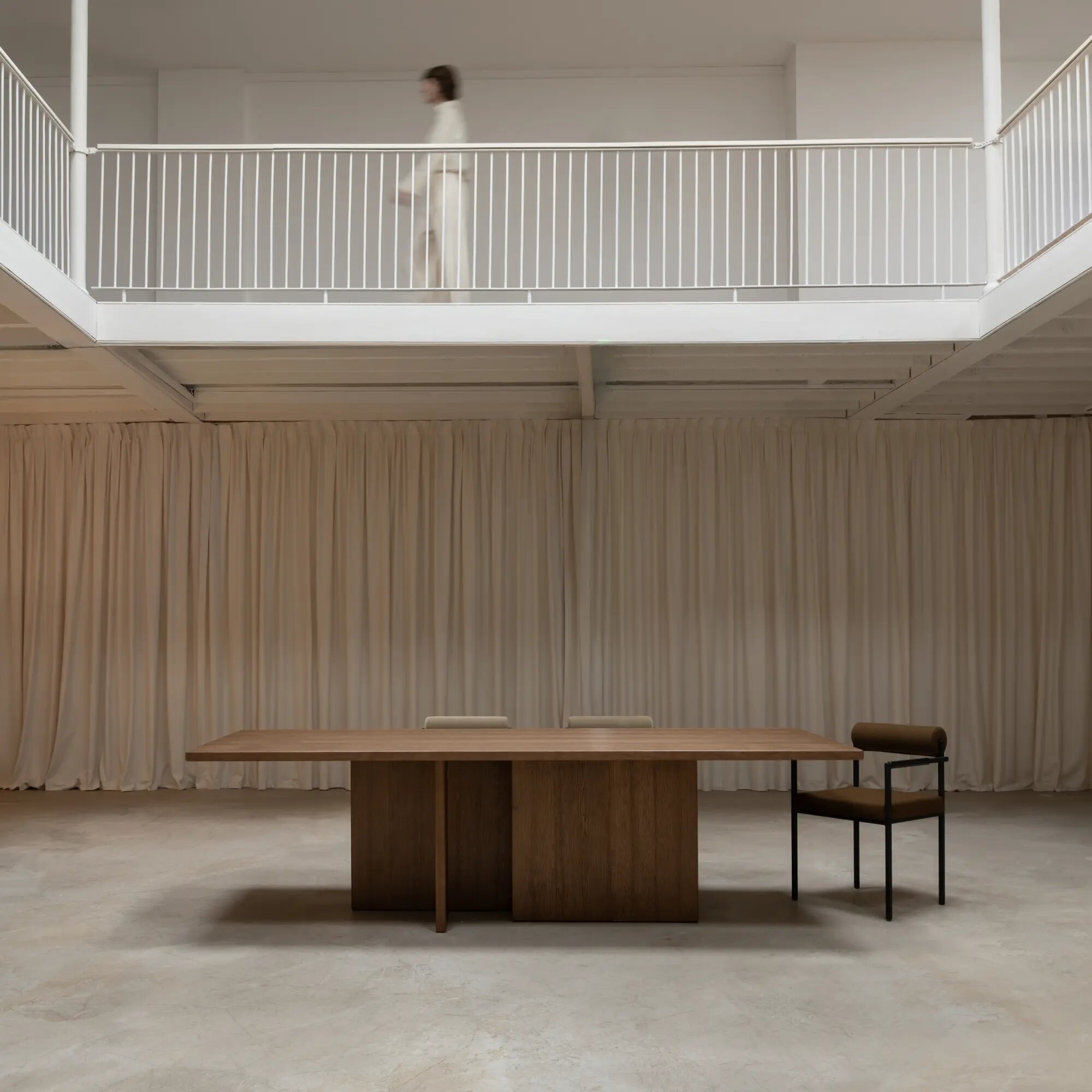 Rectangular Design dining table | Federico 4 Oak hardwax oil dark brown | Oak hardwax oil dark brown | Studio HENK | 