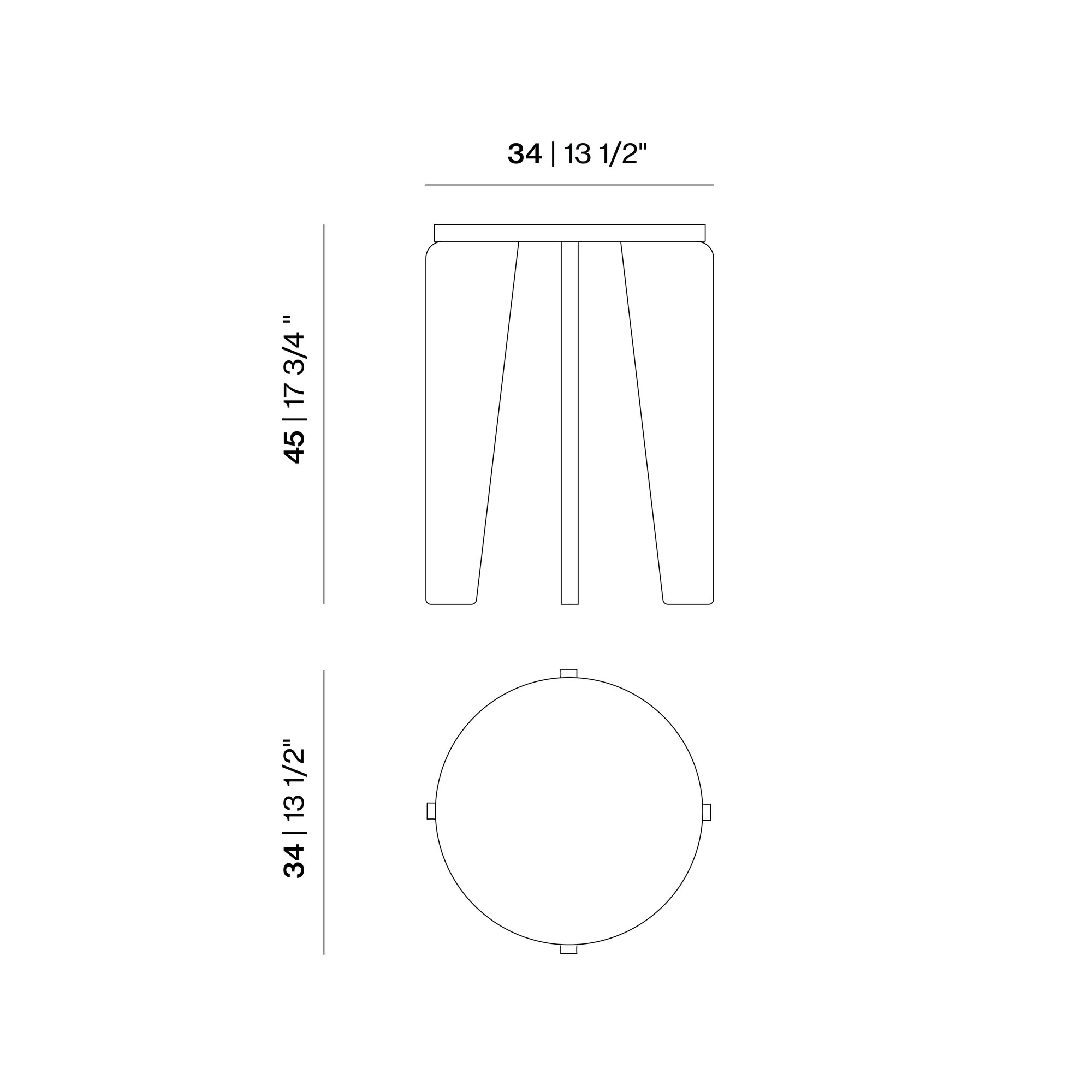 Design Coffee Table | Taper Coffee Table 32 Oak natural lacquer | Oak natural lacquer | Studio HENK | 