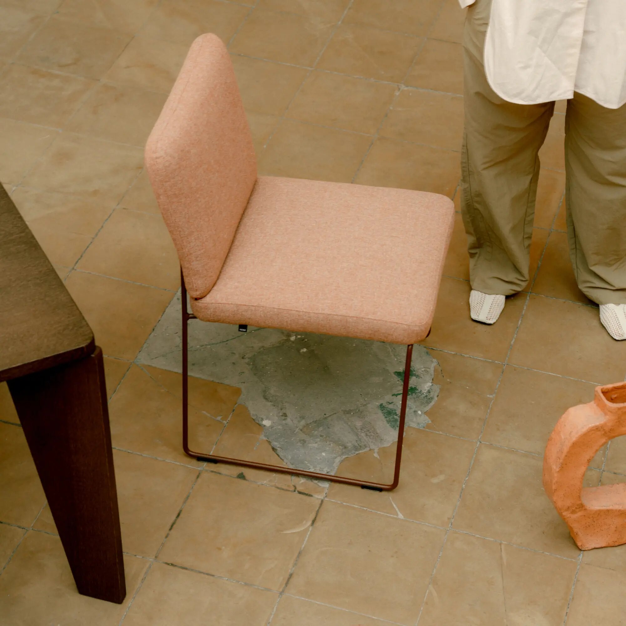 Design modern dining chair | Unfold Chair Dark Green hallingdal65 960 | Studio HENK | 