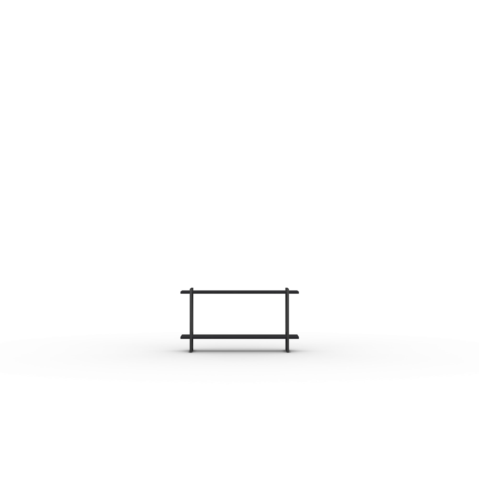 Design cabinet | Modular Cabinet MC-2L Oak black lacquer | Studio HENK | 
