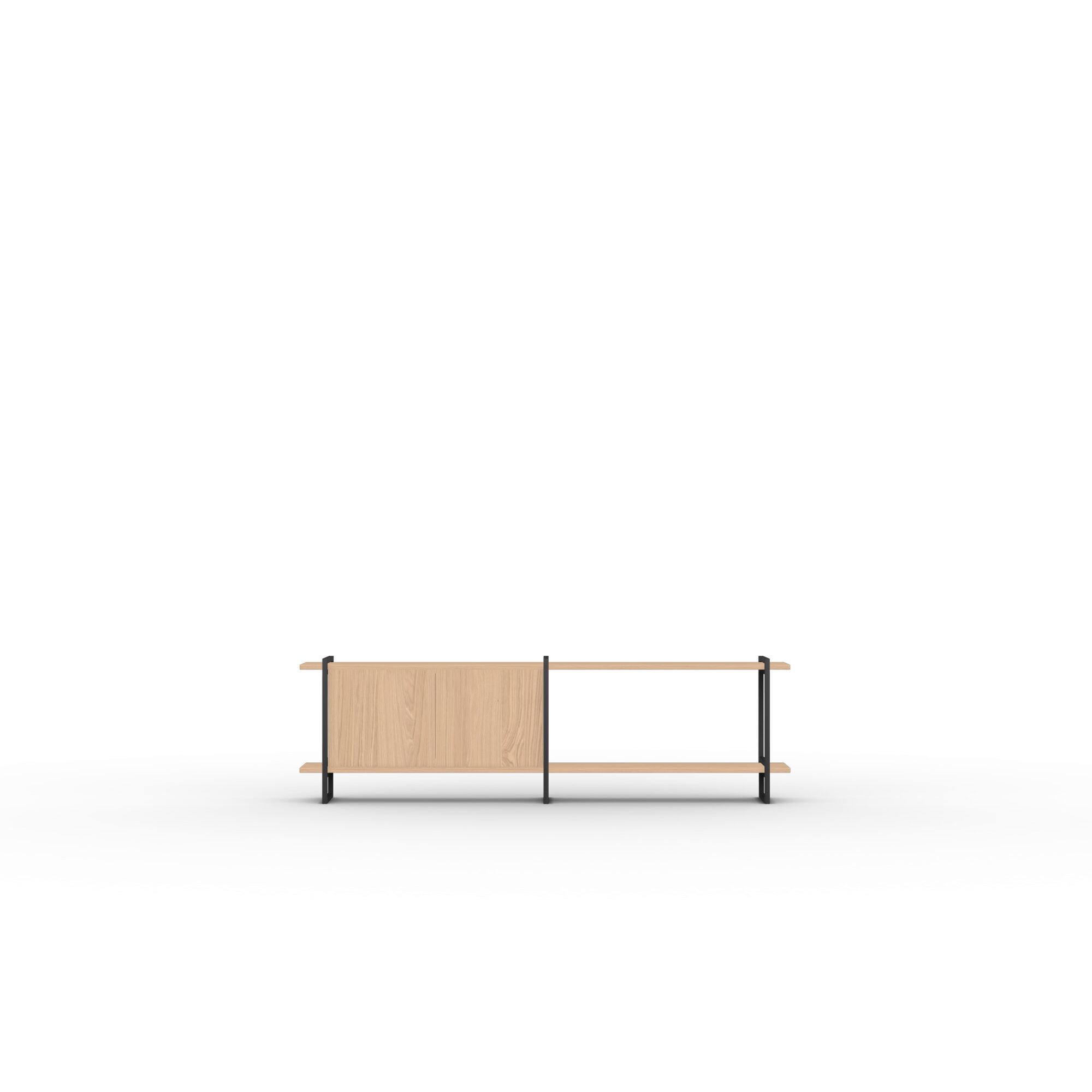 Design cabinet | Modular Cabinet MC-2L Oak hardwax oil natural light 3041 | Studio HENK | 