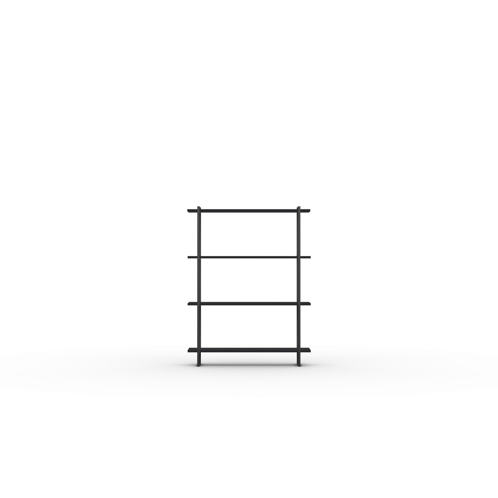 Design cabinet | Modular Cabinet MC-4L Oak black lacquer | Studio HENK | 