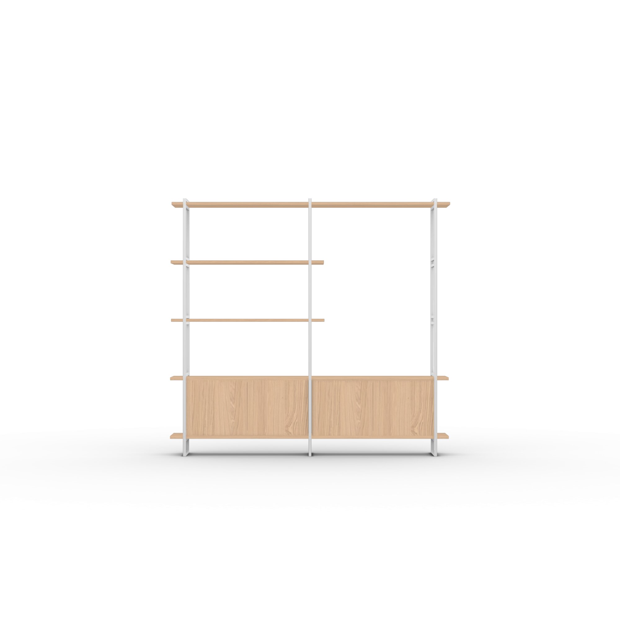 Design cabinet | Modular Cabinet MC-5L Oak hardwax oil natural light 3041 | Studio HENK | 