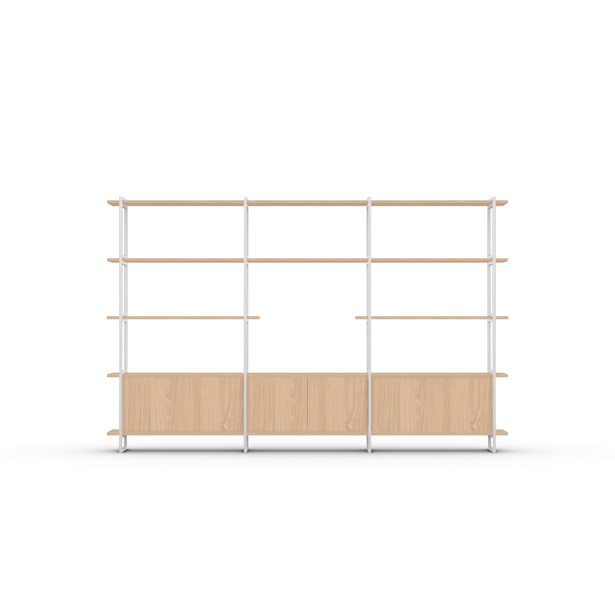 Design cabinet | Modular Cabinet MC-5L Oak hardwax oil natural light 3041 | Studio HENK | 