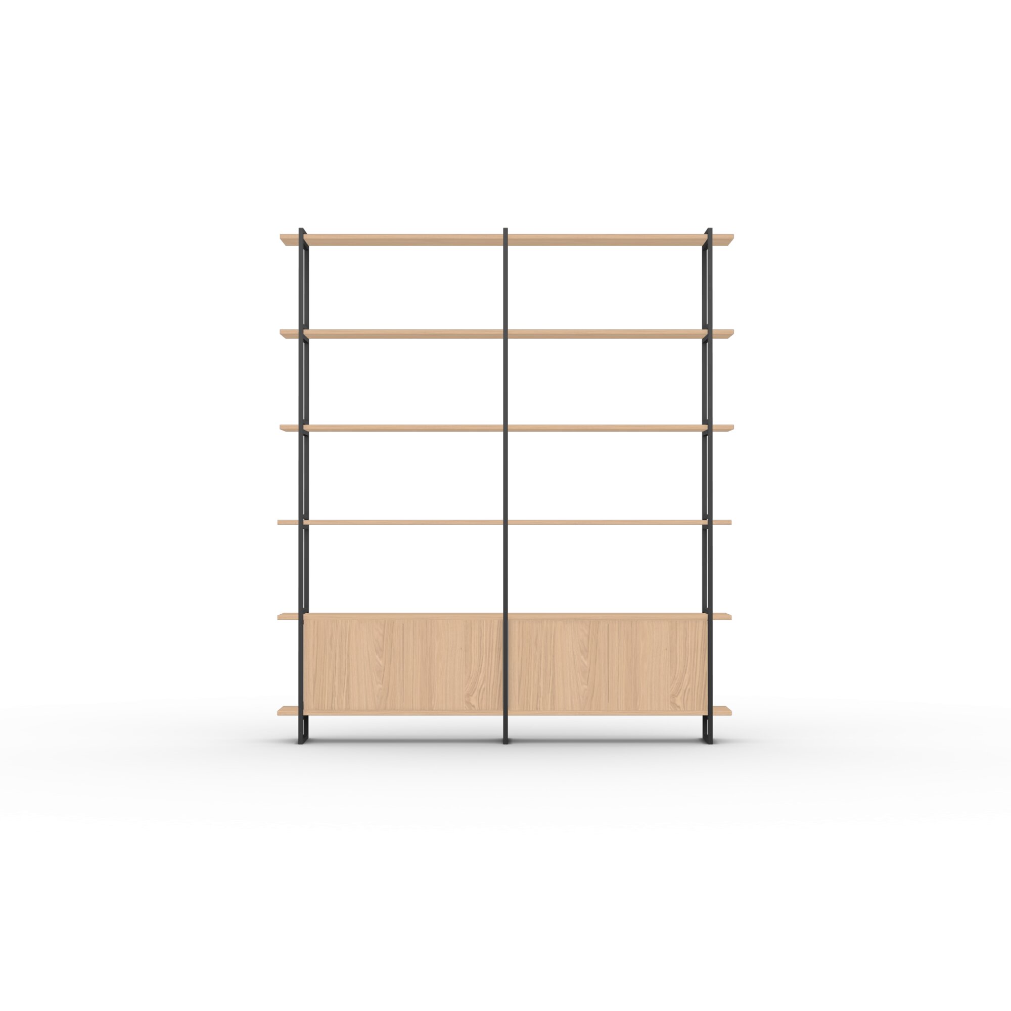 Design cabinet | Modular Cabinet MC-6L Oak hardwax oil natural light 3041 | Studio HENK | 