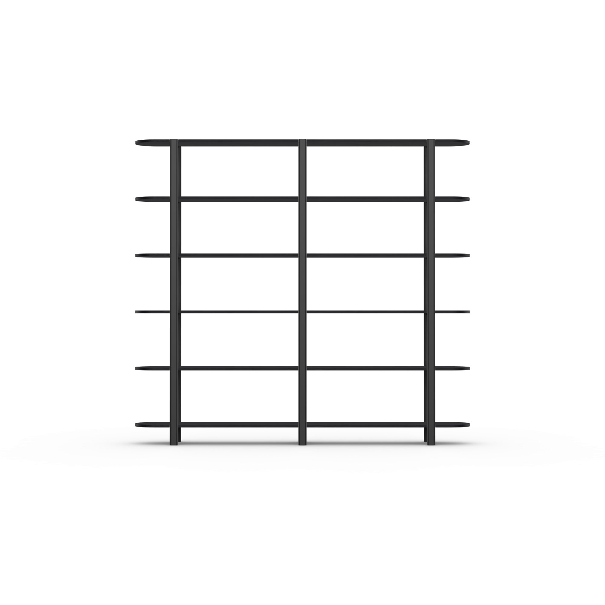 Design cabinet | Oblique Cabinet OB-6L Oak black lacquer | Studio HENK | 