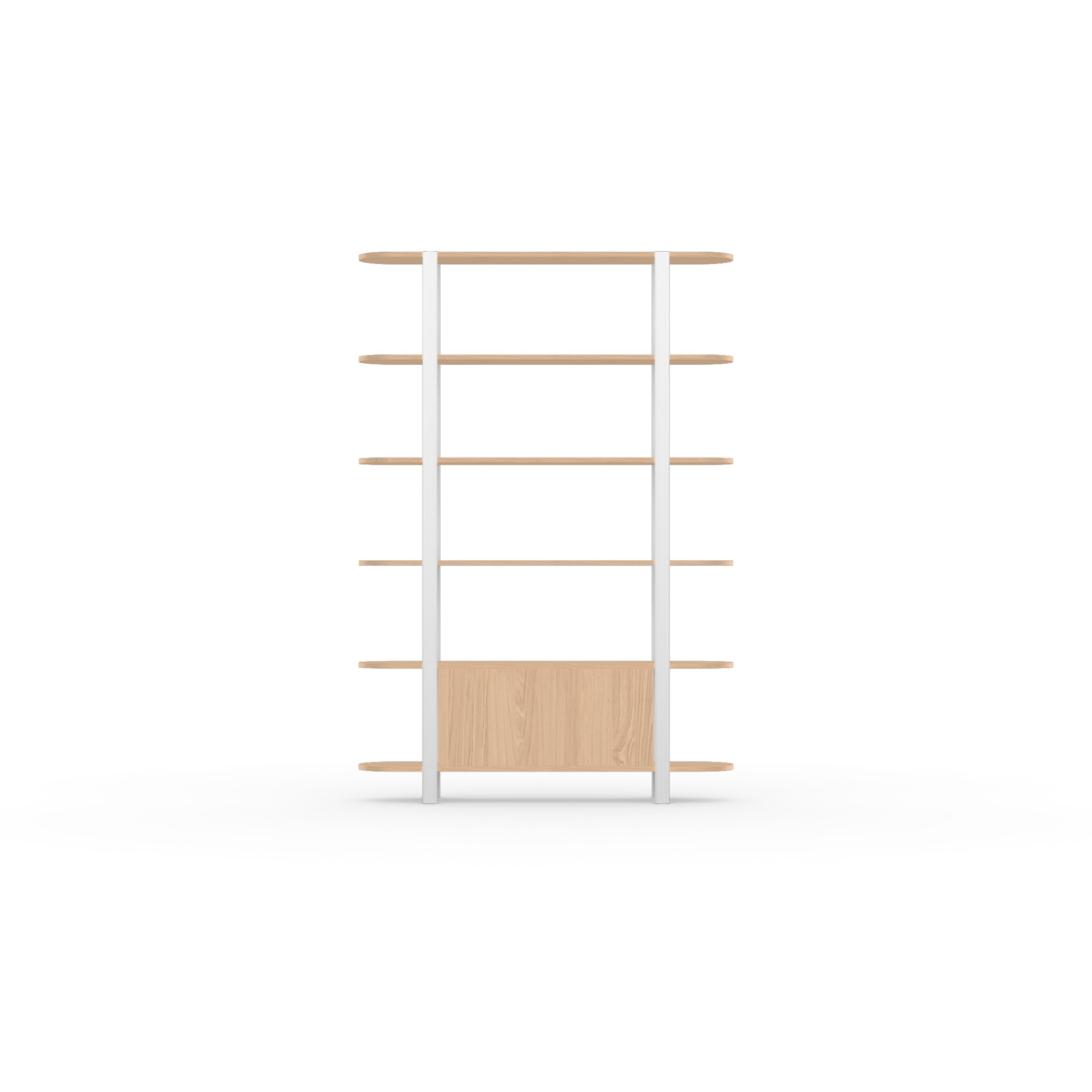 Design cabinet | Oblique Cabinet OB-6L Oak hardwax oil natural light 3041 | Studio HENK | 