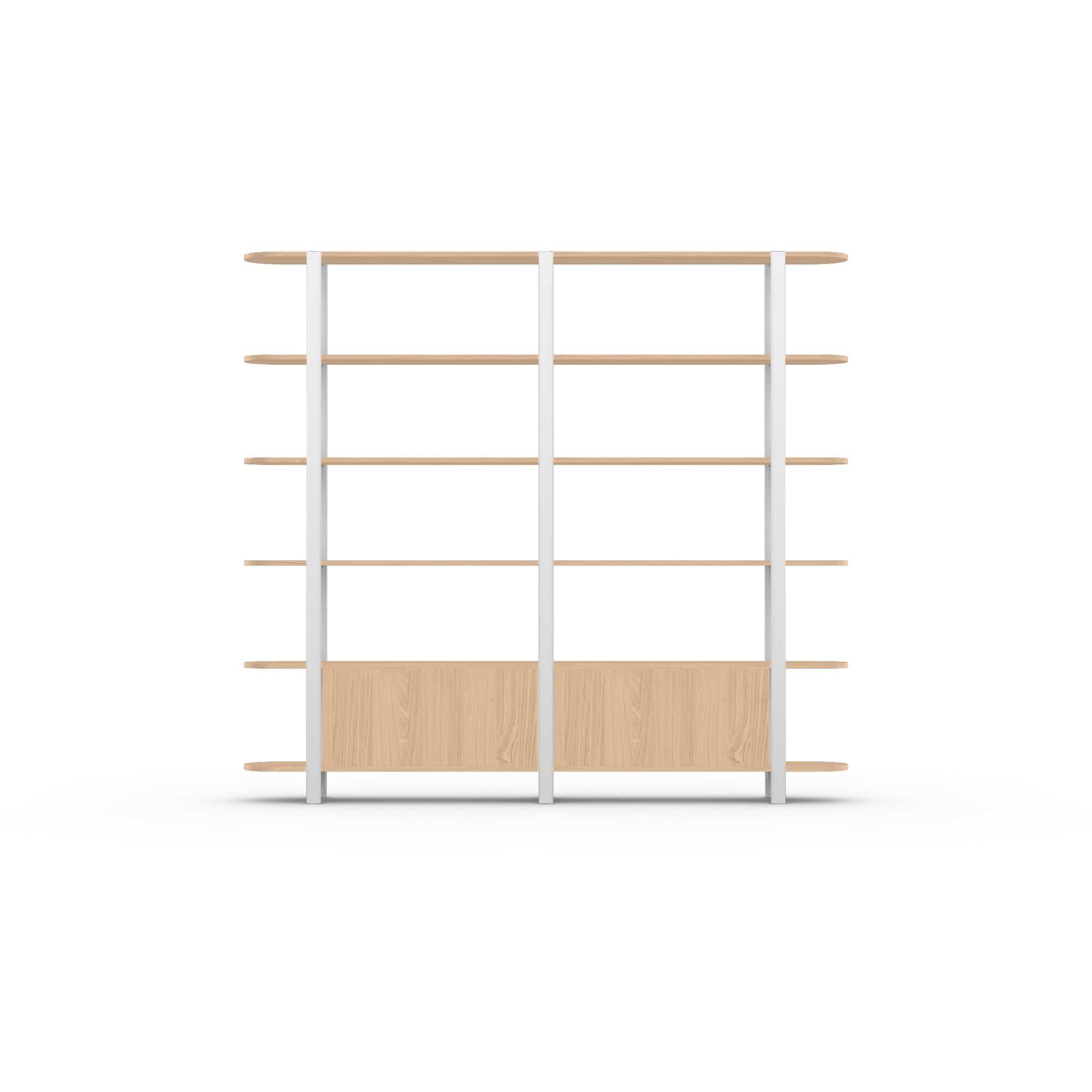 Design cabinet | Oblique Cabinet OB-6L Oak hardwax oil natural light 3041 | Studio HENK | 