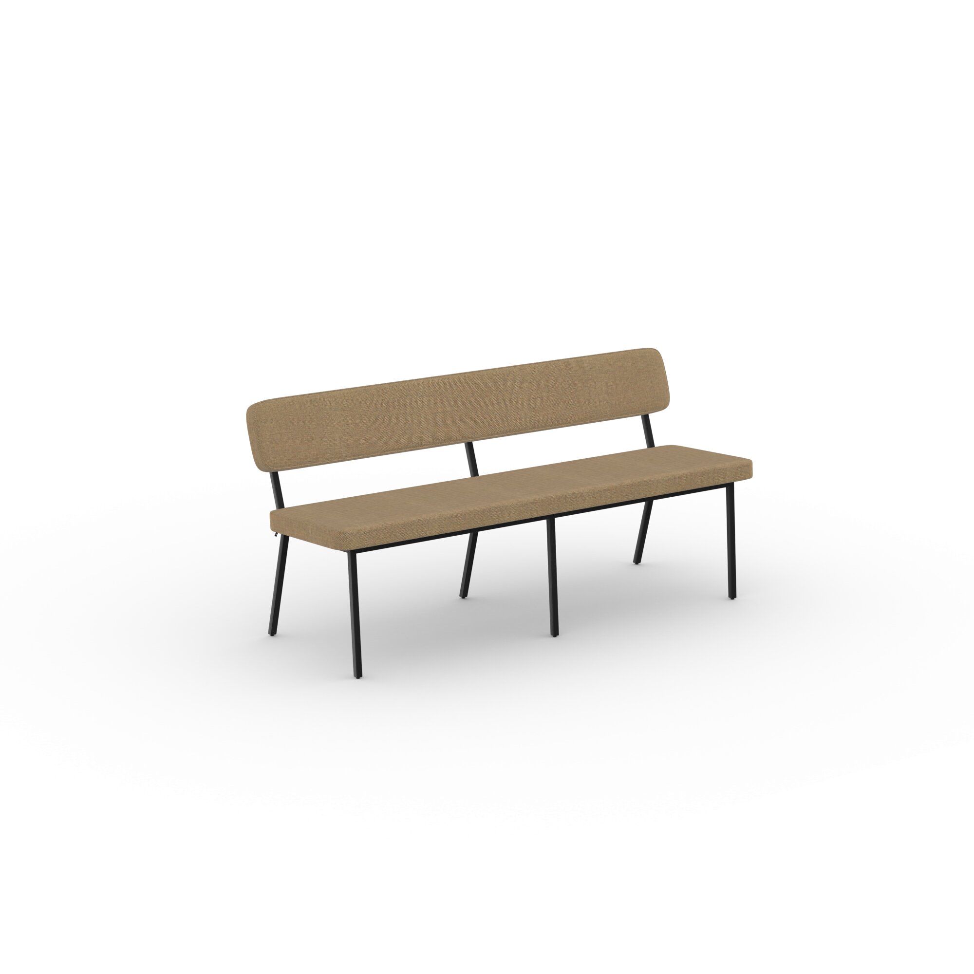 Design modern dining chair | Coode dining bench 200 Brown rewool2 0358 | Studio HENK | 