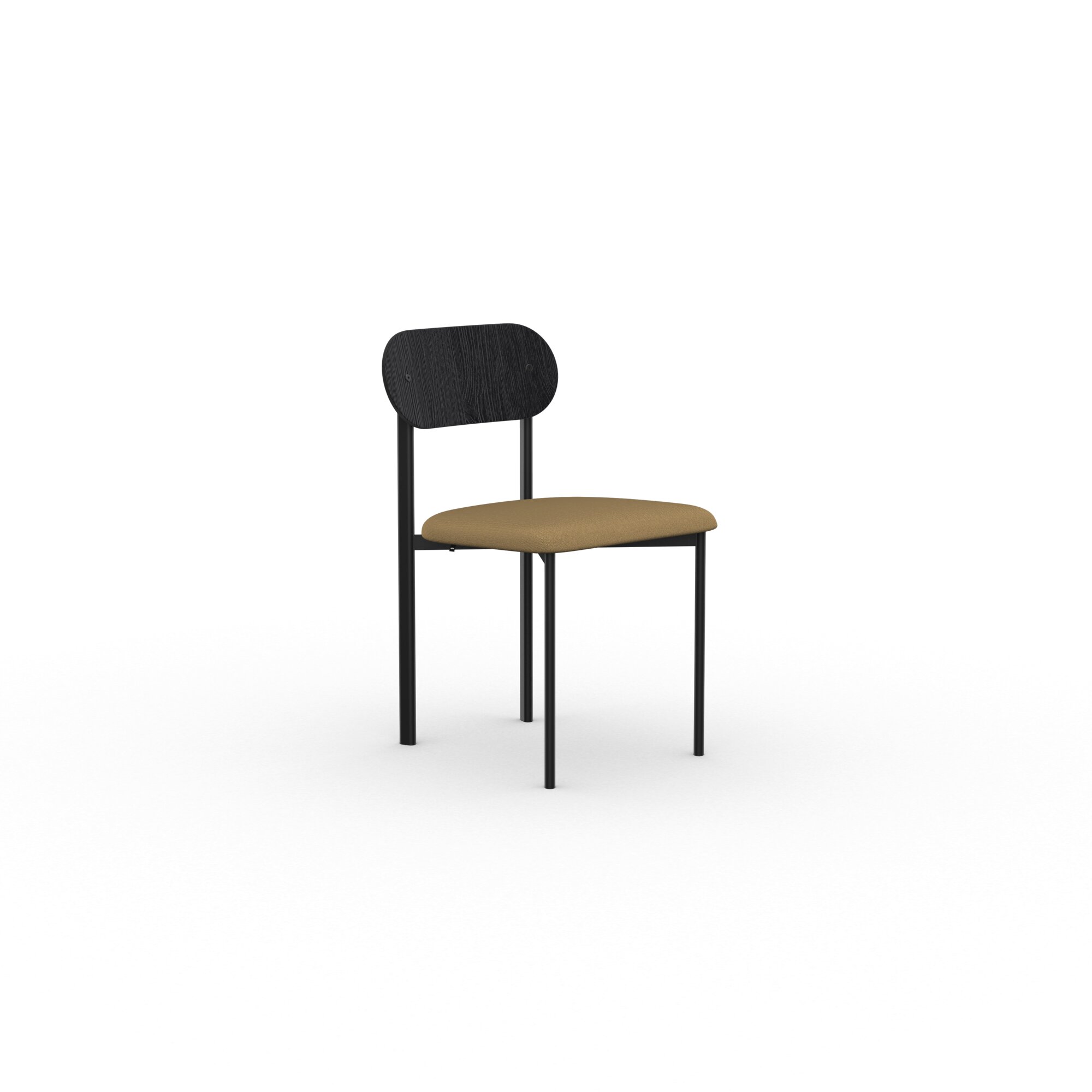 Design modern dining chair | Oblique Dining Chair Light Brown hallingdal65 224 | Studio HENK| 