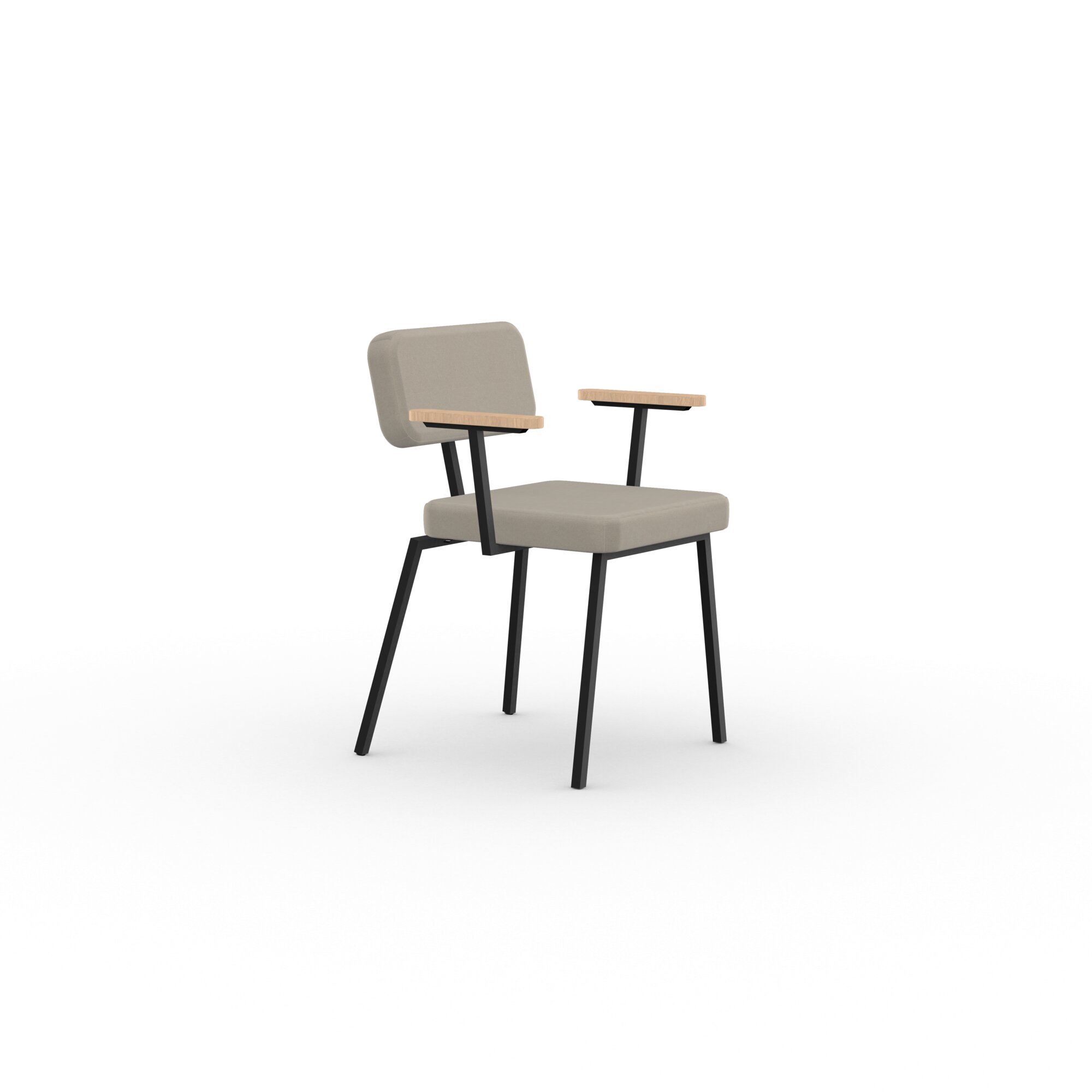 Design modern dining chair | Ode Chair with armrest  olbia sand03 | Studio HENK| 