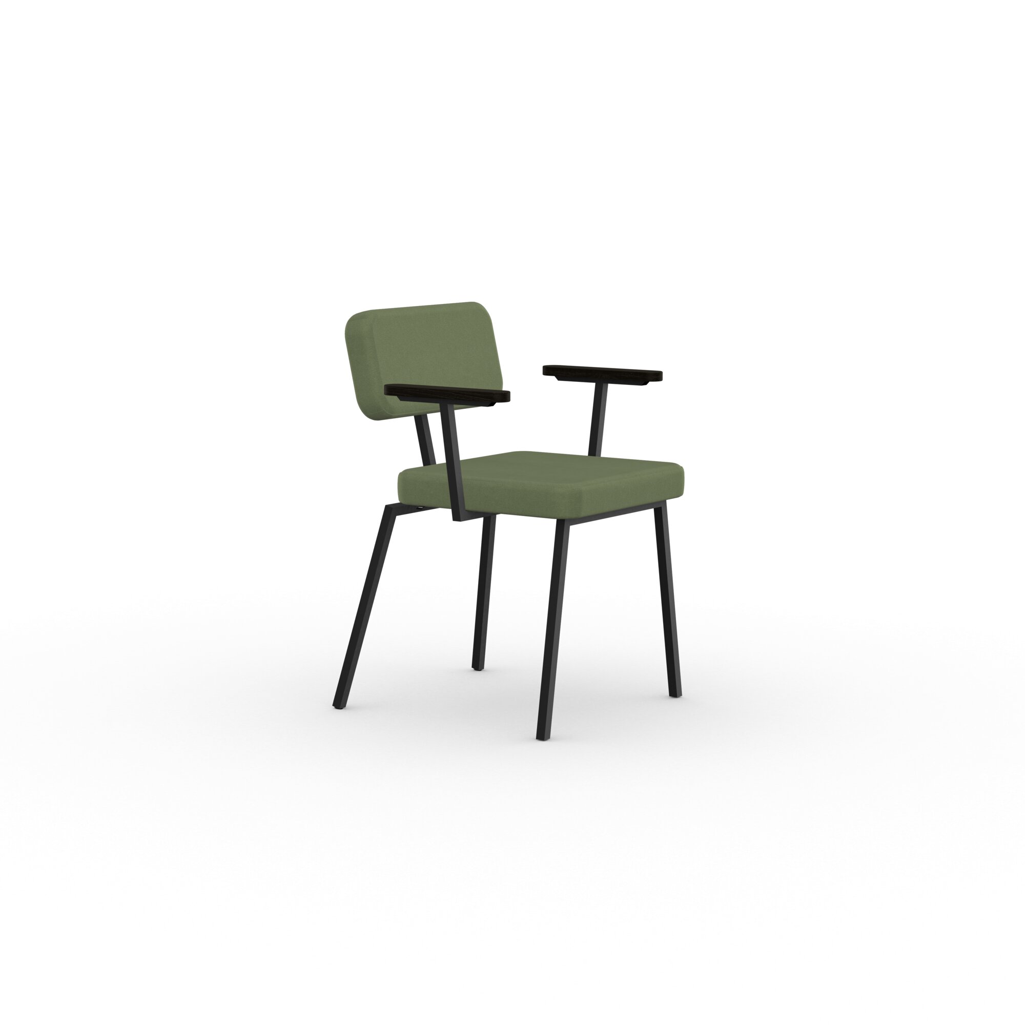 Design modern dining chair | Ode Chair with armrest Green tonus4 964 | Studio HENK | 