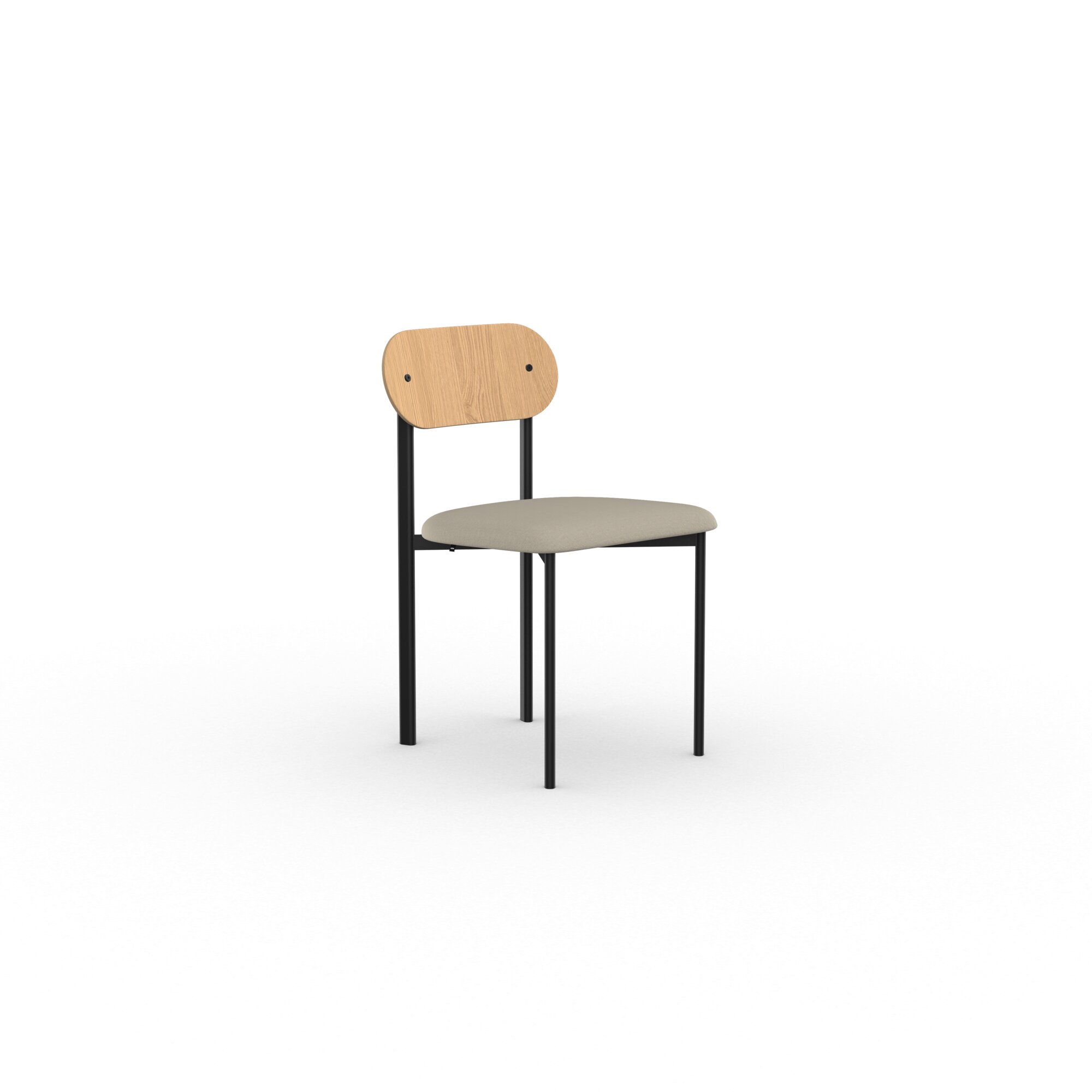 Design modern dining chair | Oblique Dining Chair Beige soil natural01 | Studio HENK | 