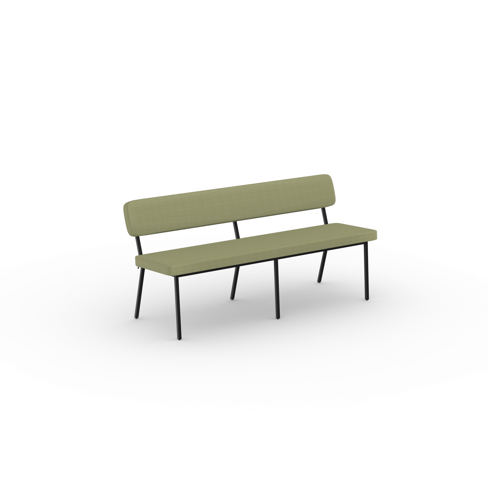 Design modern dining chair | Coode dining bench 120 Light Green cube green55 | Studio HENK| 