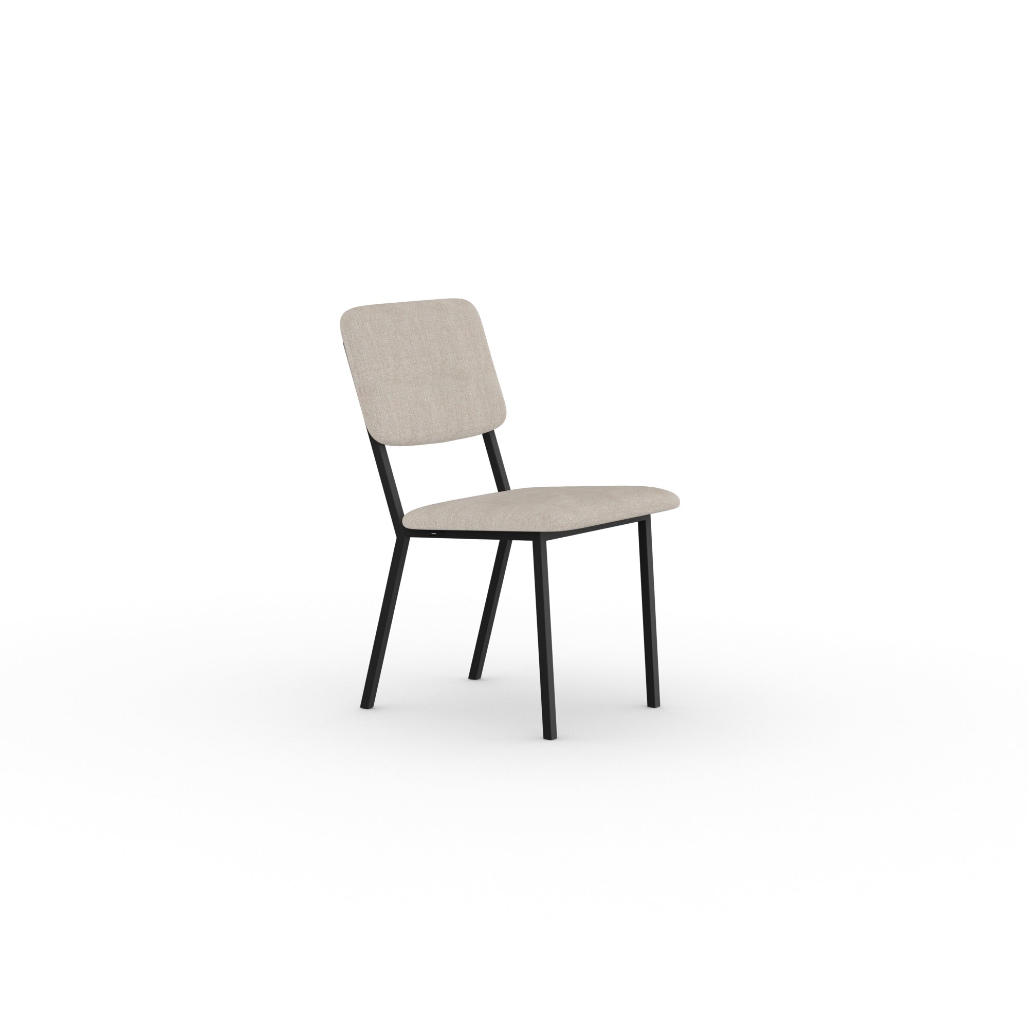 Design modern dining chair | Co Chair without armrest Beige orion shitake124 | Studio HENK| 