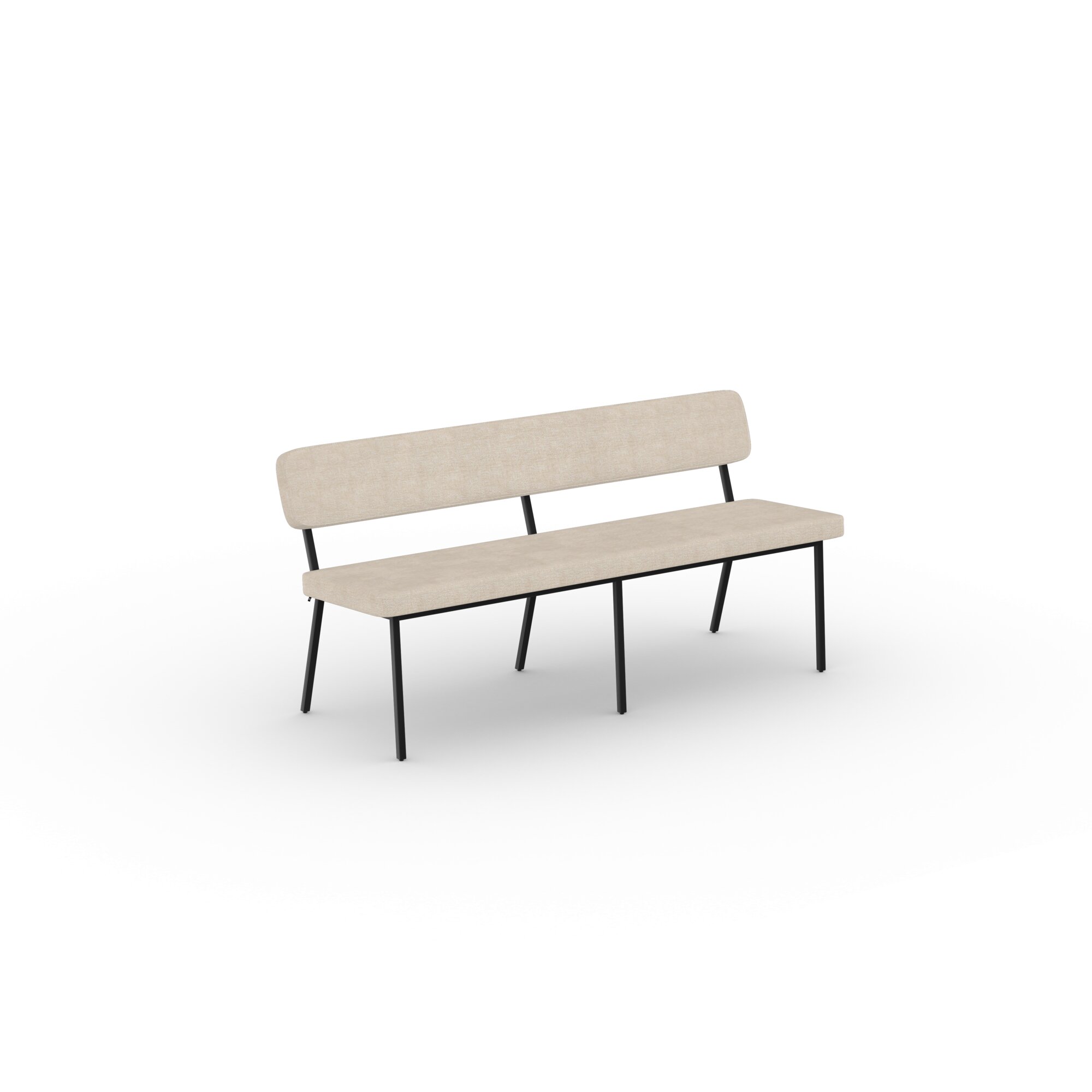 Design modern dining chair | Coode dining bench 200 Beige orion cream02 | Studio HENK | 