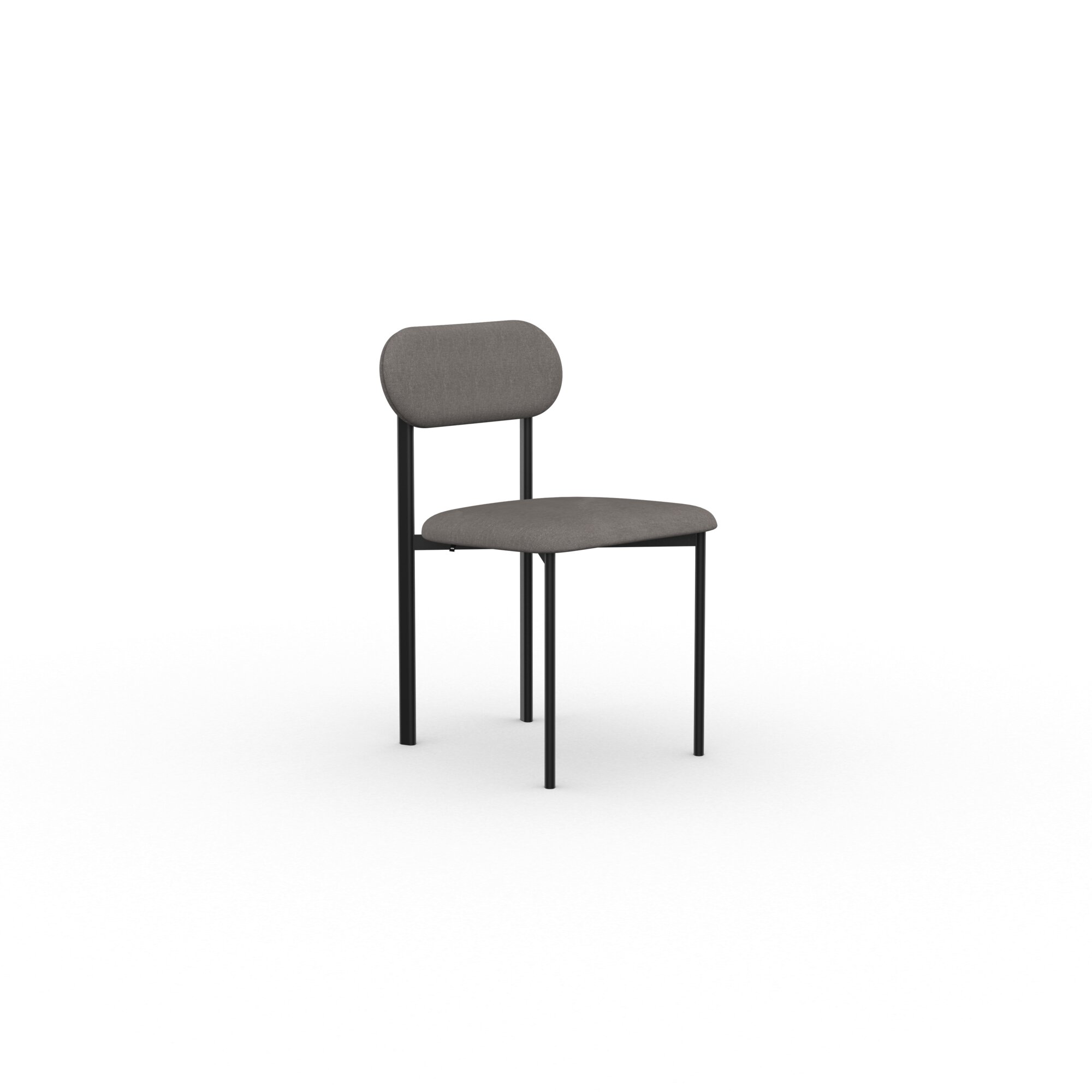 Design modern dining chair | Oblique Dining Chair upholstered Brown orion wood108 | Studio HENK| 