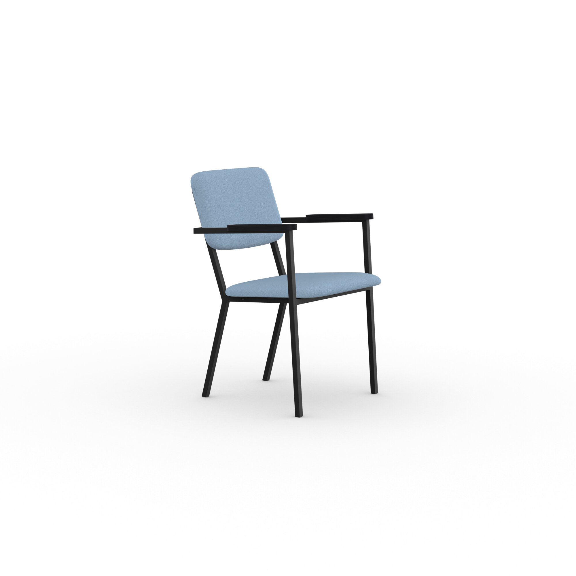 Design modern dining chair | Co Chair with armrest Light Blue tonus4 508 | Studio HENK | 