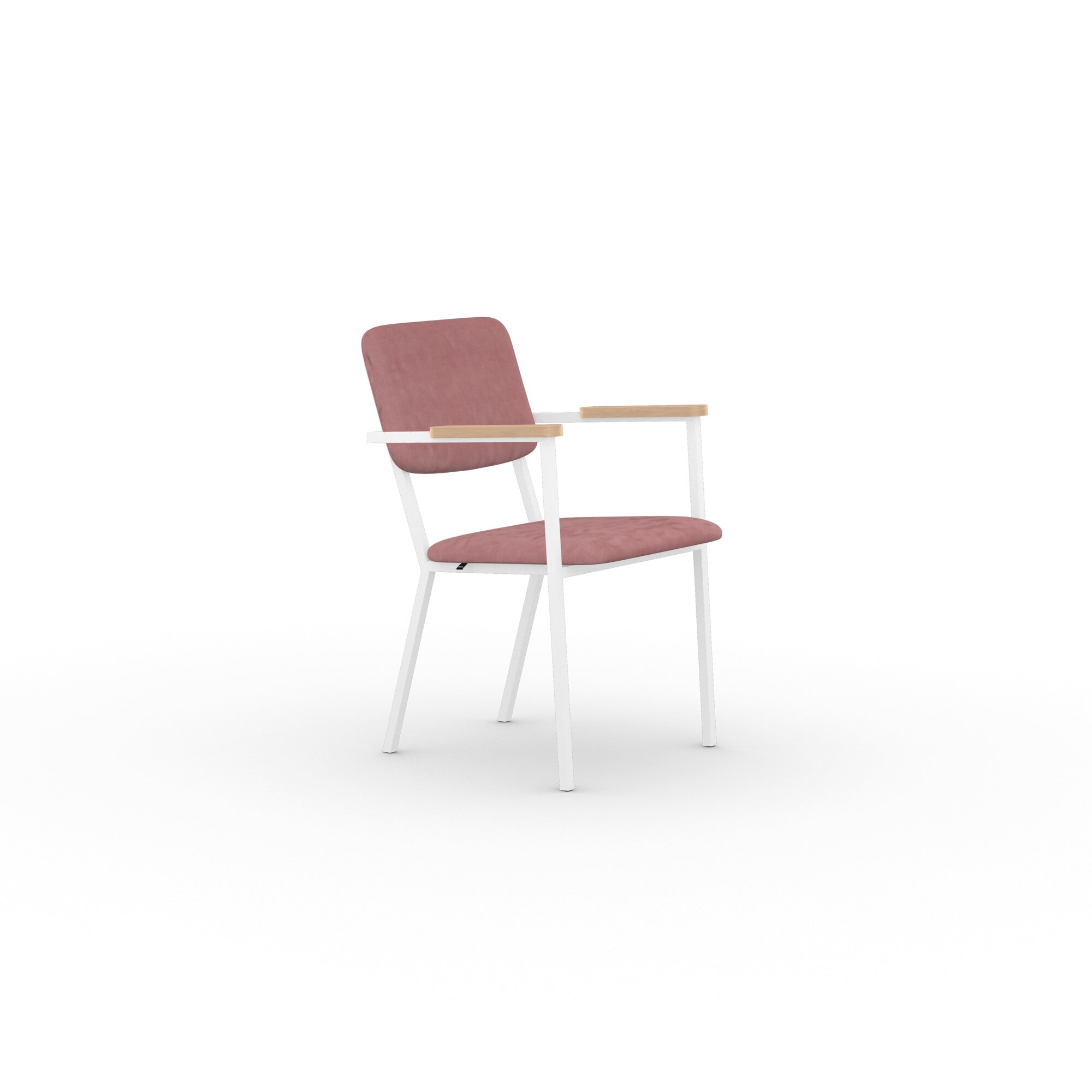 Design modern dining chair | Co Chair with armrest  juke pink73 | Studio HENK| 
