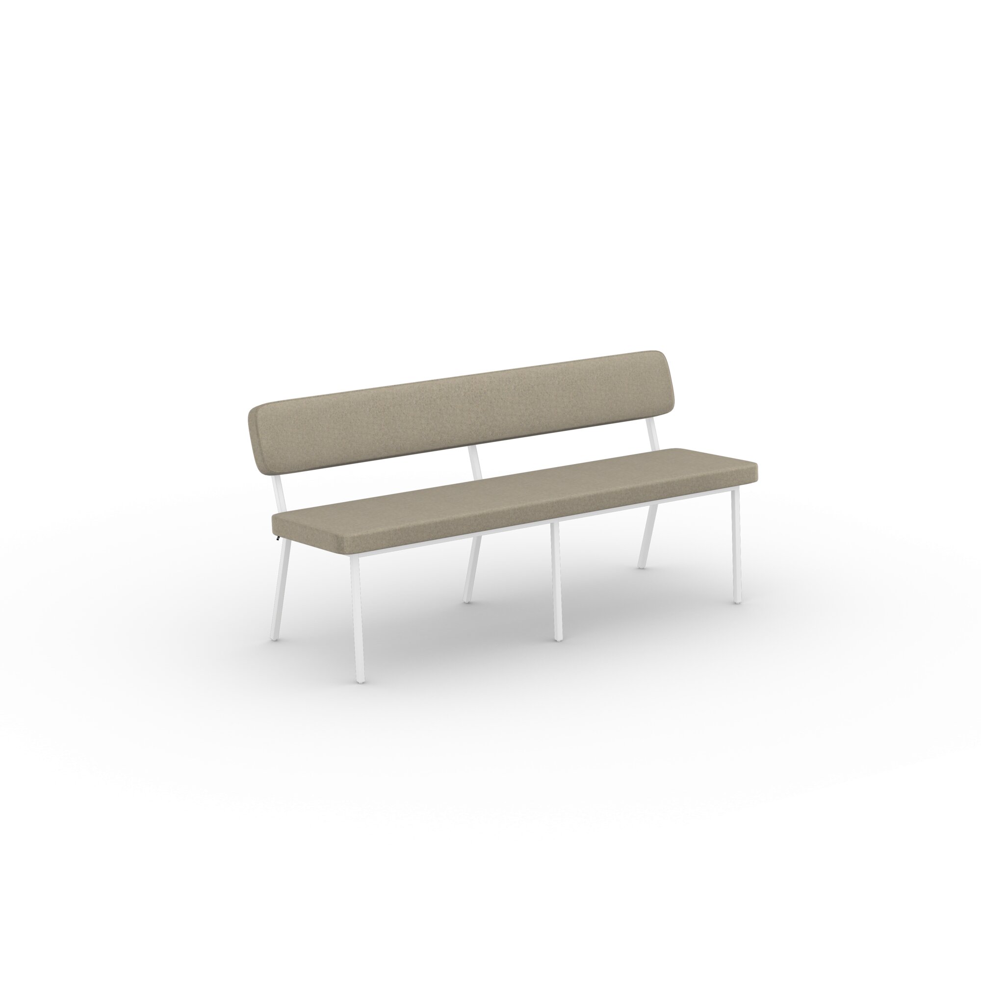 Design modern dining chair | Coode dining bench 160 Beige facet kiezel7 | Studio HENK | 