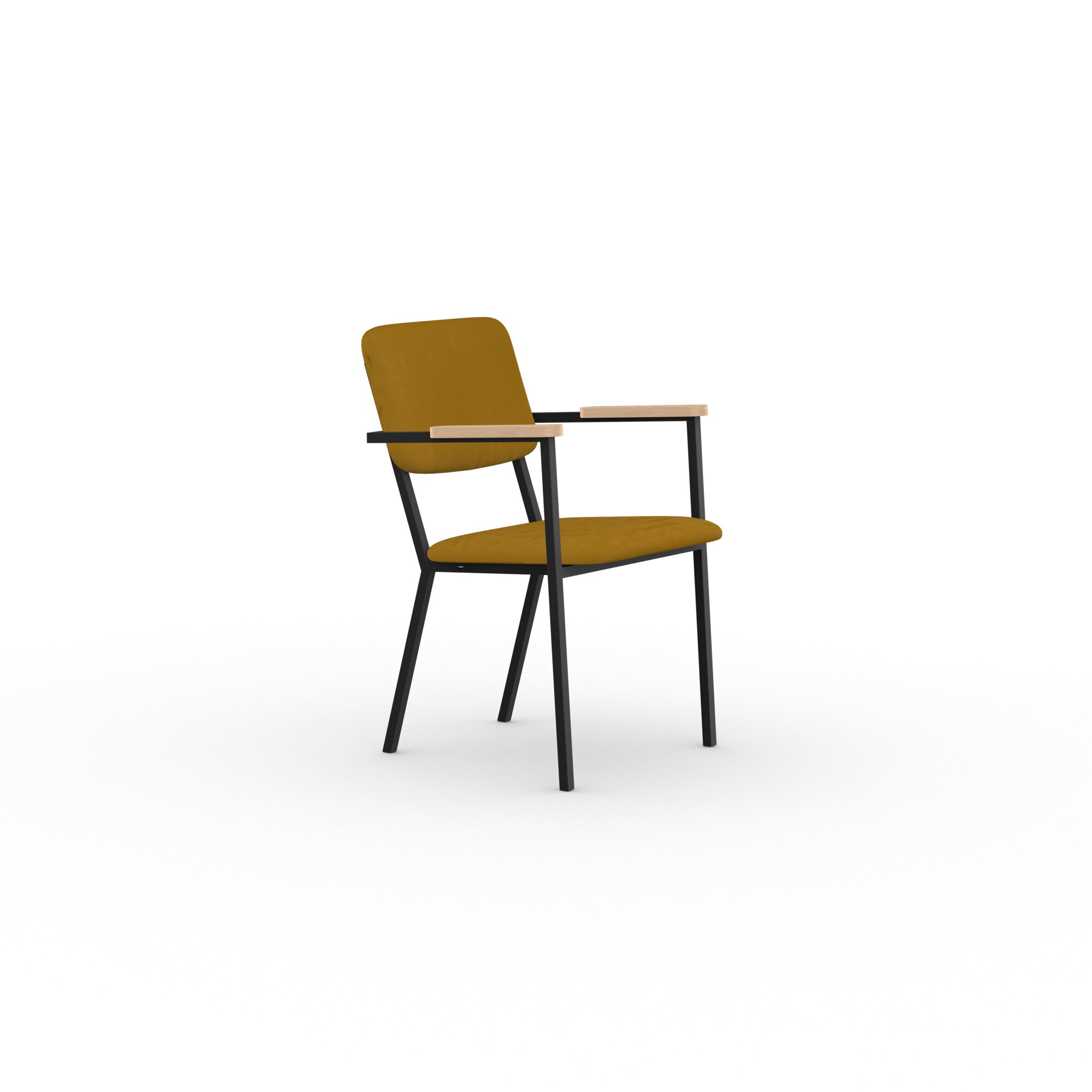 Design modern dining chair | Co Chair with armrest  royal gold132 | Studio HENK| 