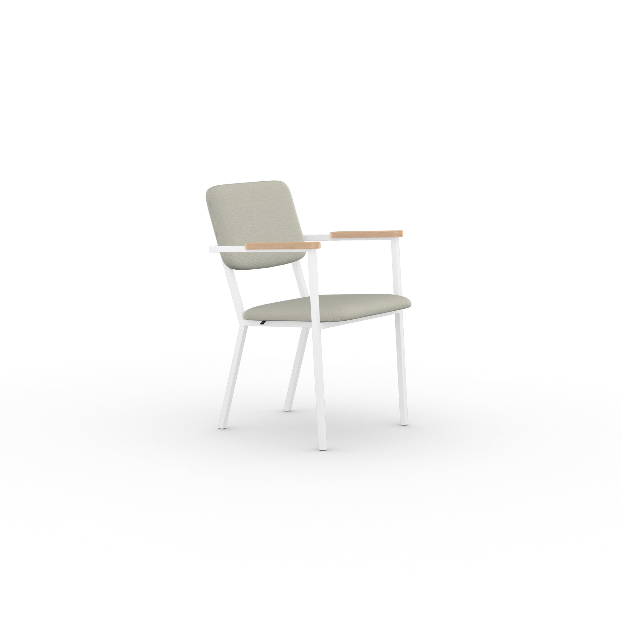 Design modern dining chair | Co Chair with armrest Beige hallingdal65 100 | Studio HENK| 