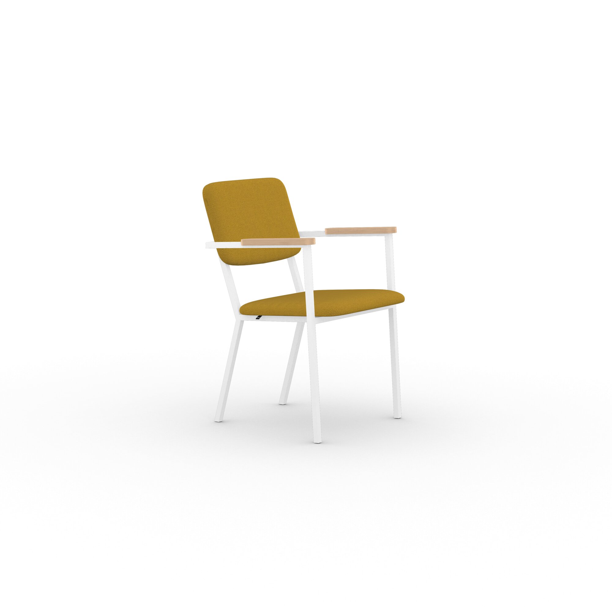 Design modern dining chair | Co Chair with armrest Orange hallingdal65 457 | Studio HENK | 