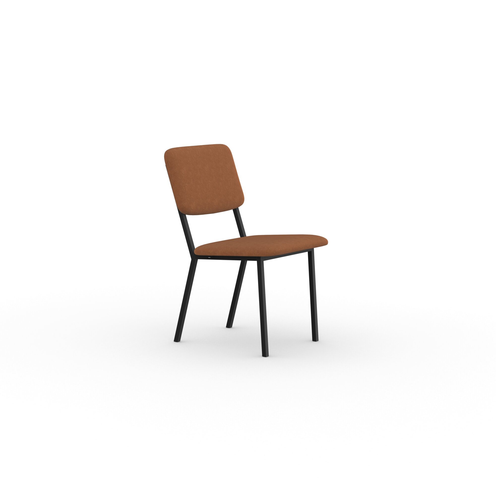 Design modern dining chair | Co Chair without armrest Brown verve 2624dingo | Studio HENK | 