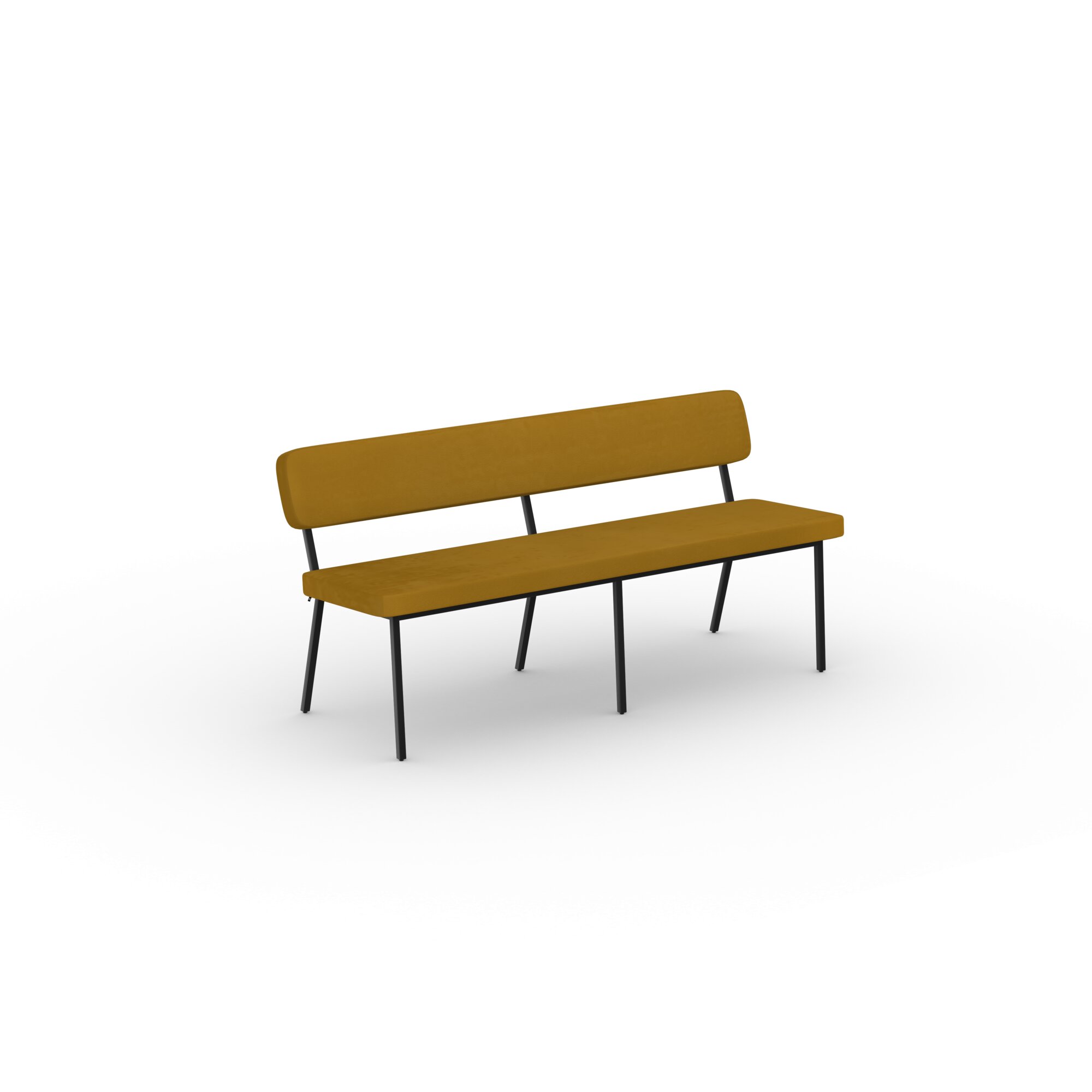 Design modern dining chair | Coode dining bench 160 Brown royal gold132 | Studio HENK | 