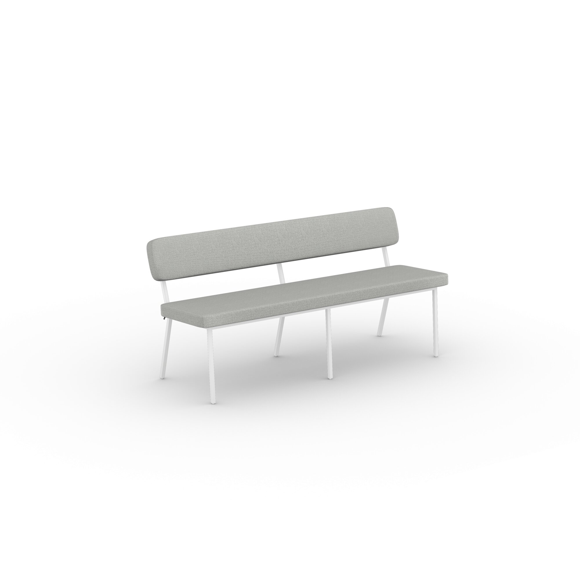 Design modern dining chair | Coode dining bench 160 Light Grey hallingdal65 110 | Studio HENK | 