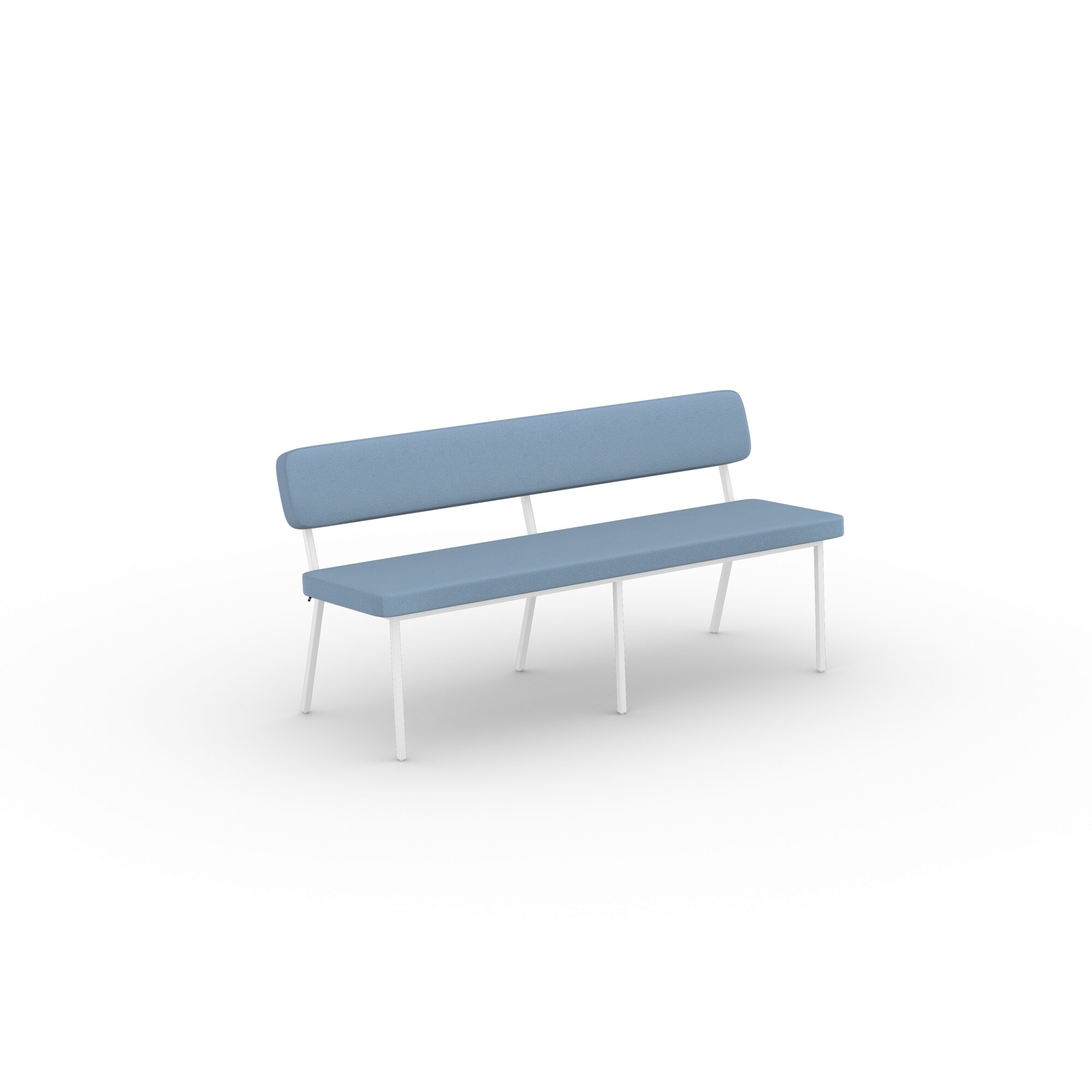 Design modern dining chair | Coode dining bench 160 Light Blue tonus4 508 | Studio HENK | 