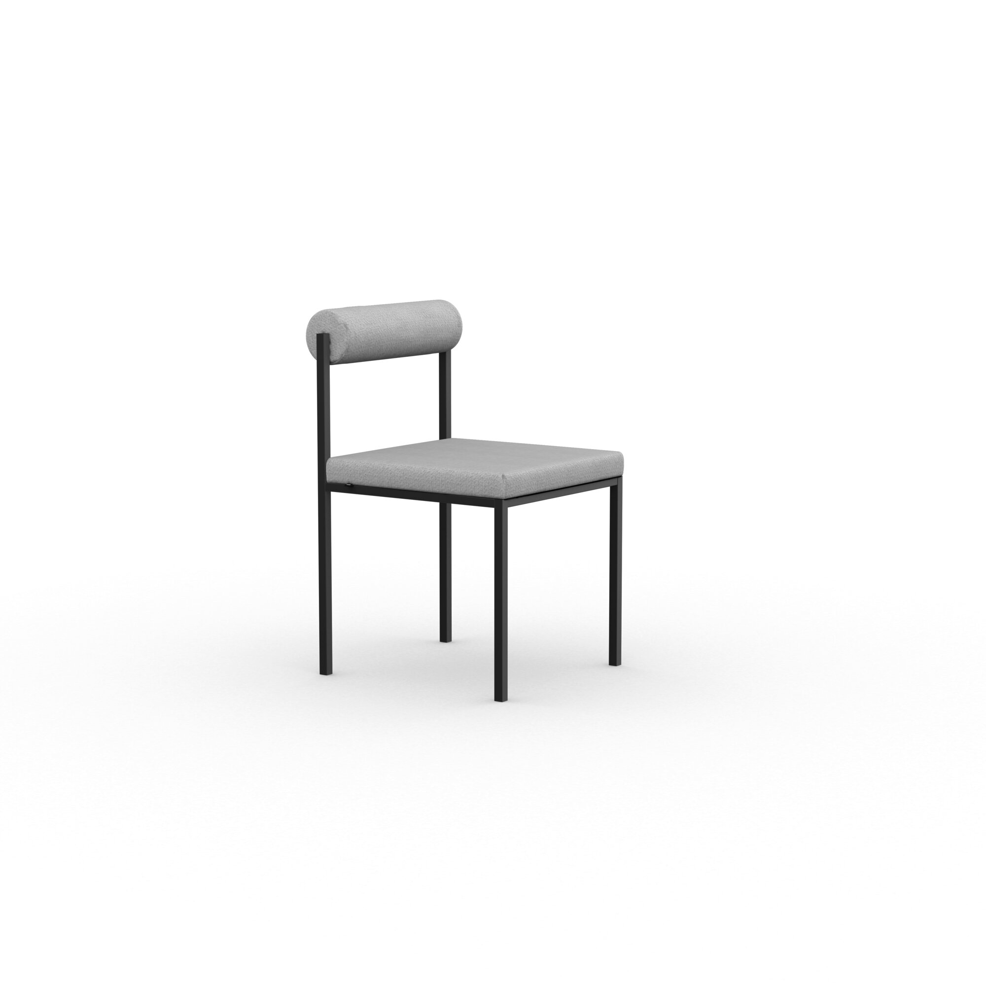 Design modern dining chair | Bolster Dining Chair without armrest Grey andermaat 11 | Studio HENK | 