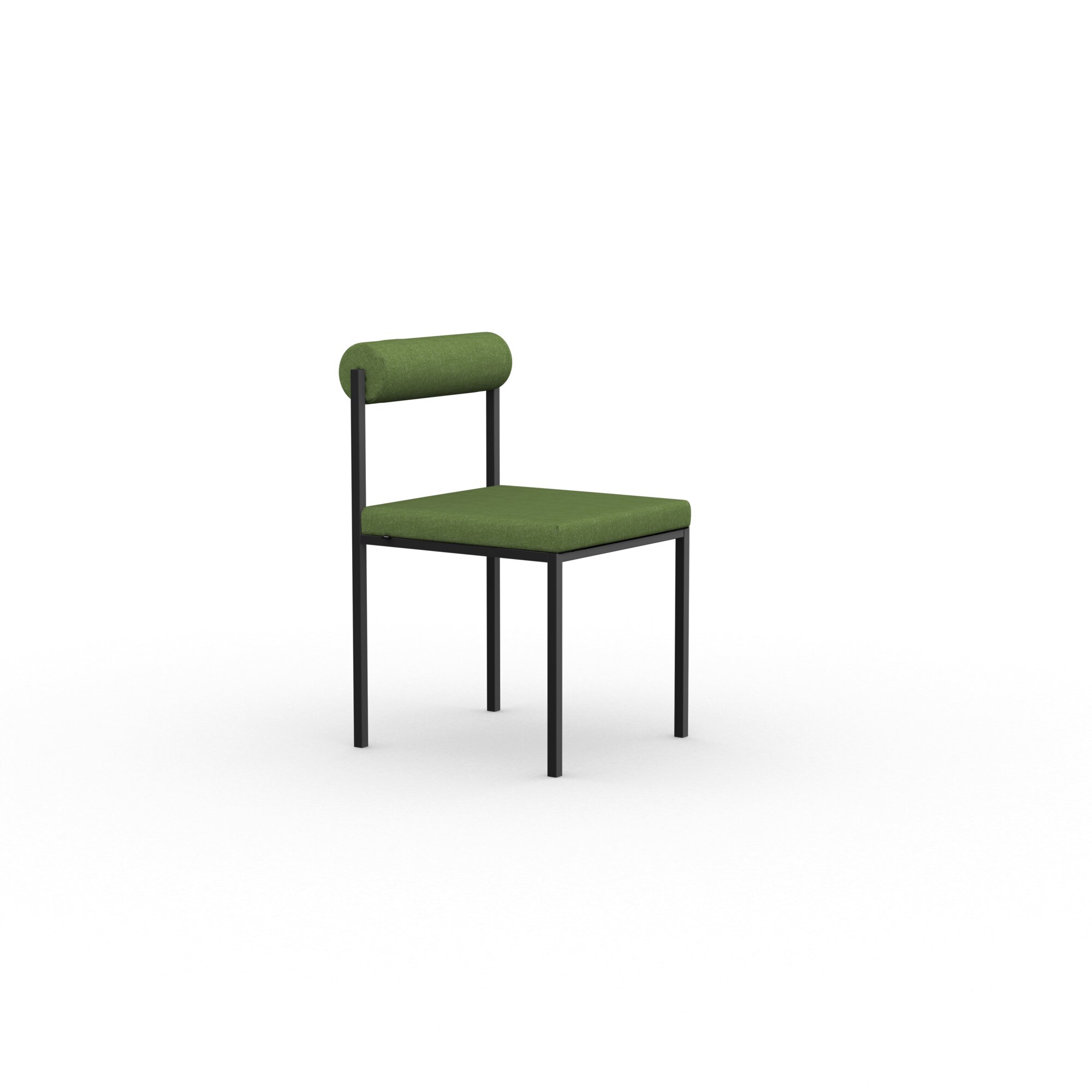 Design modern dining chair | Bolster Dining Chair without armrest Green hemp acre19 | Studio HENK | 