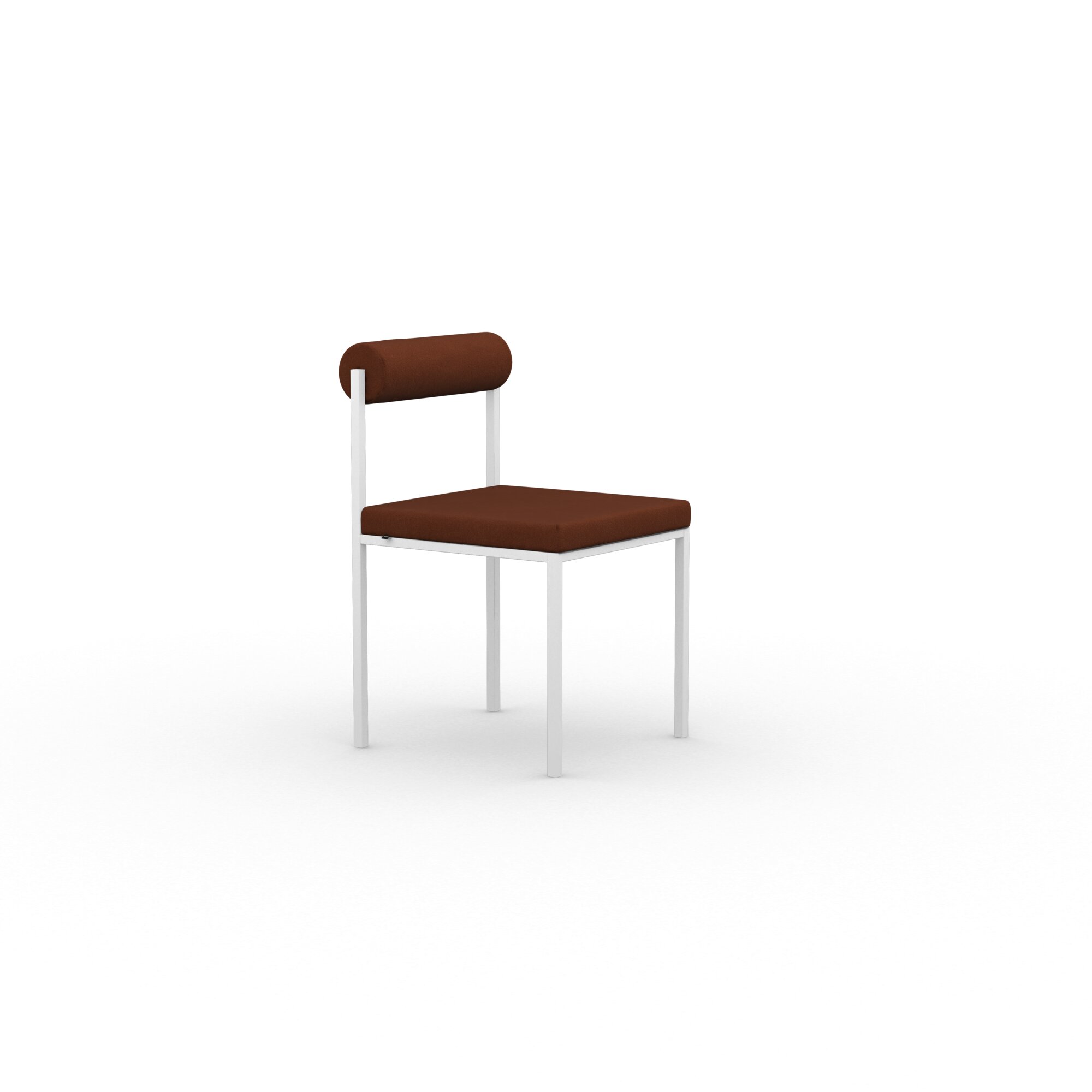Design modern dining chair | Bolster Dining Chair without armrest Brown tonus4 474 | Studio HENK | 