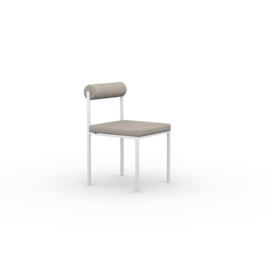 Bolster Dining Chair without armrest