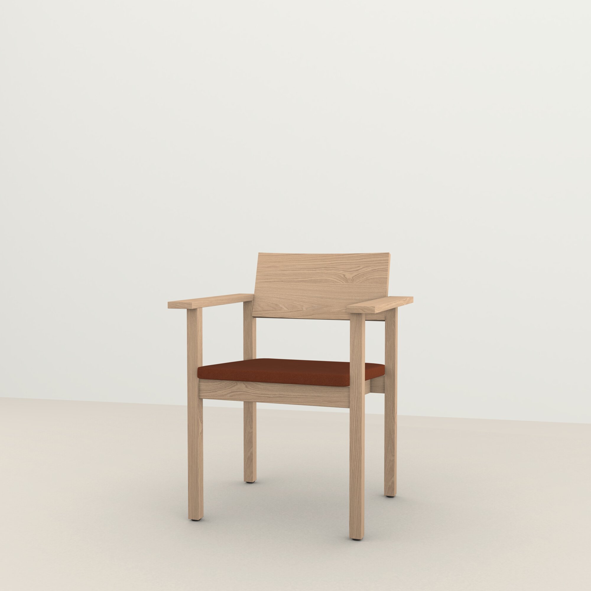 Design modern dining chair | Base Chair with armrest upholstered tonus4 474 | Studio HENK| 