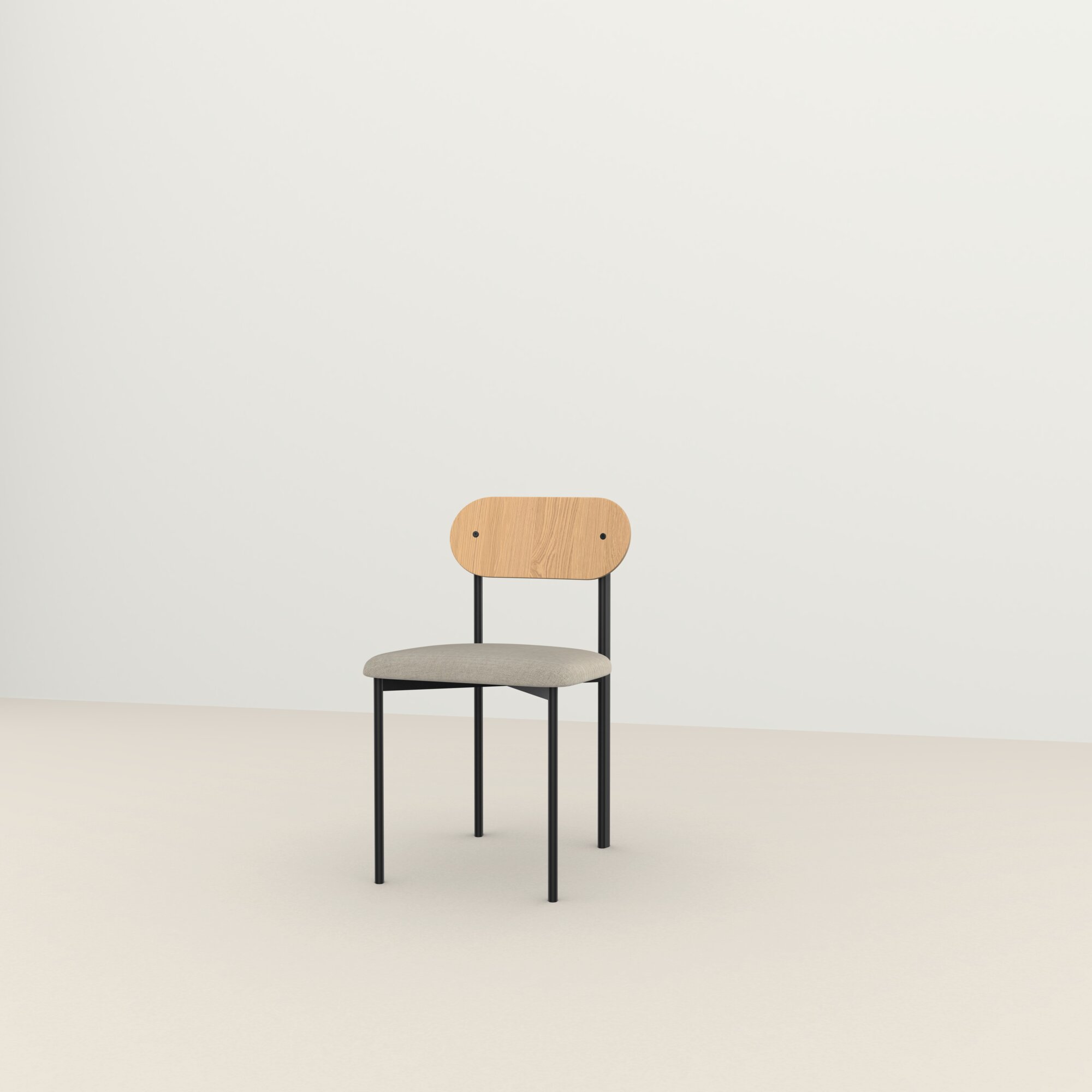 Design modern dining chair | Oblique Dining Chair Light Brown rewool2 0218 | Studio HENK | 