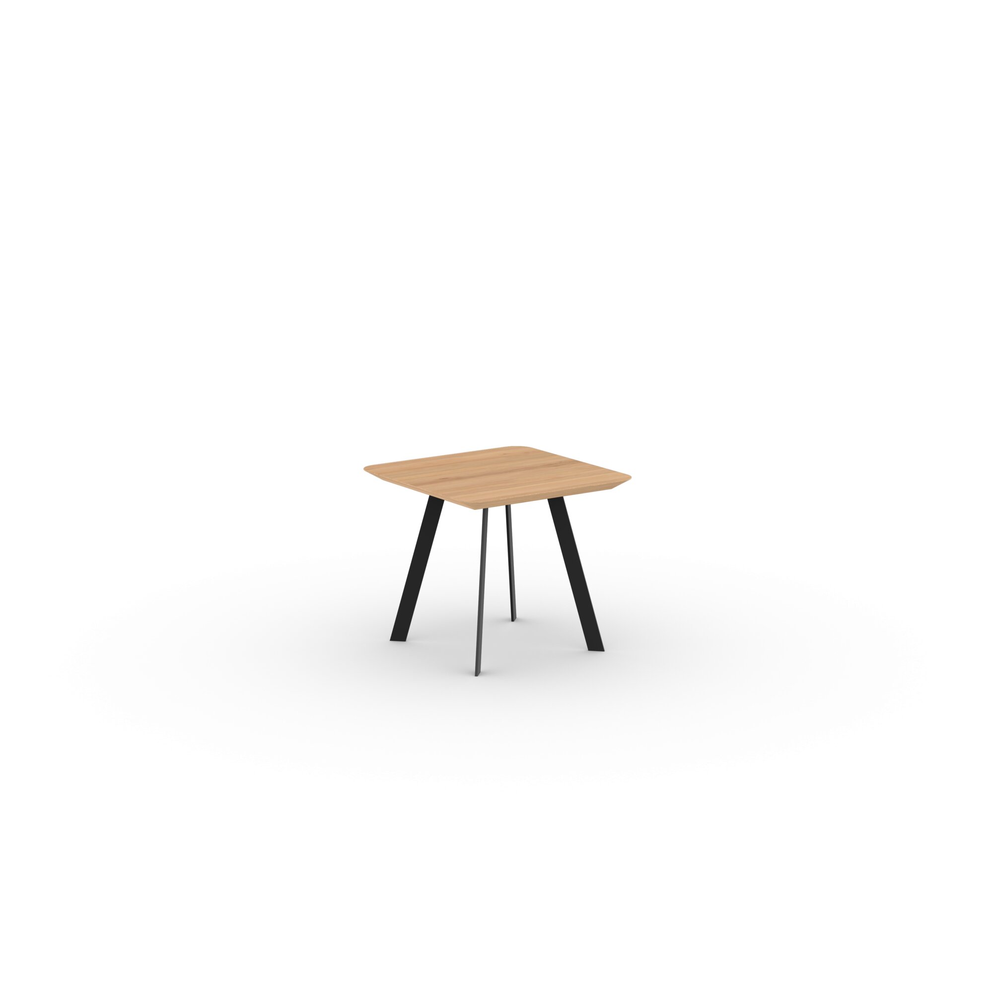 Design Coffee Table | New Co Coffee Table 50 Square Black | Oak natural lacquer | Studio HENK | 